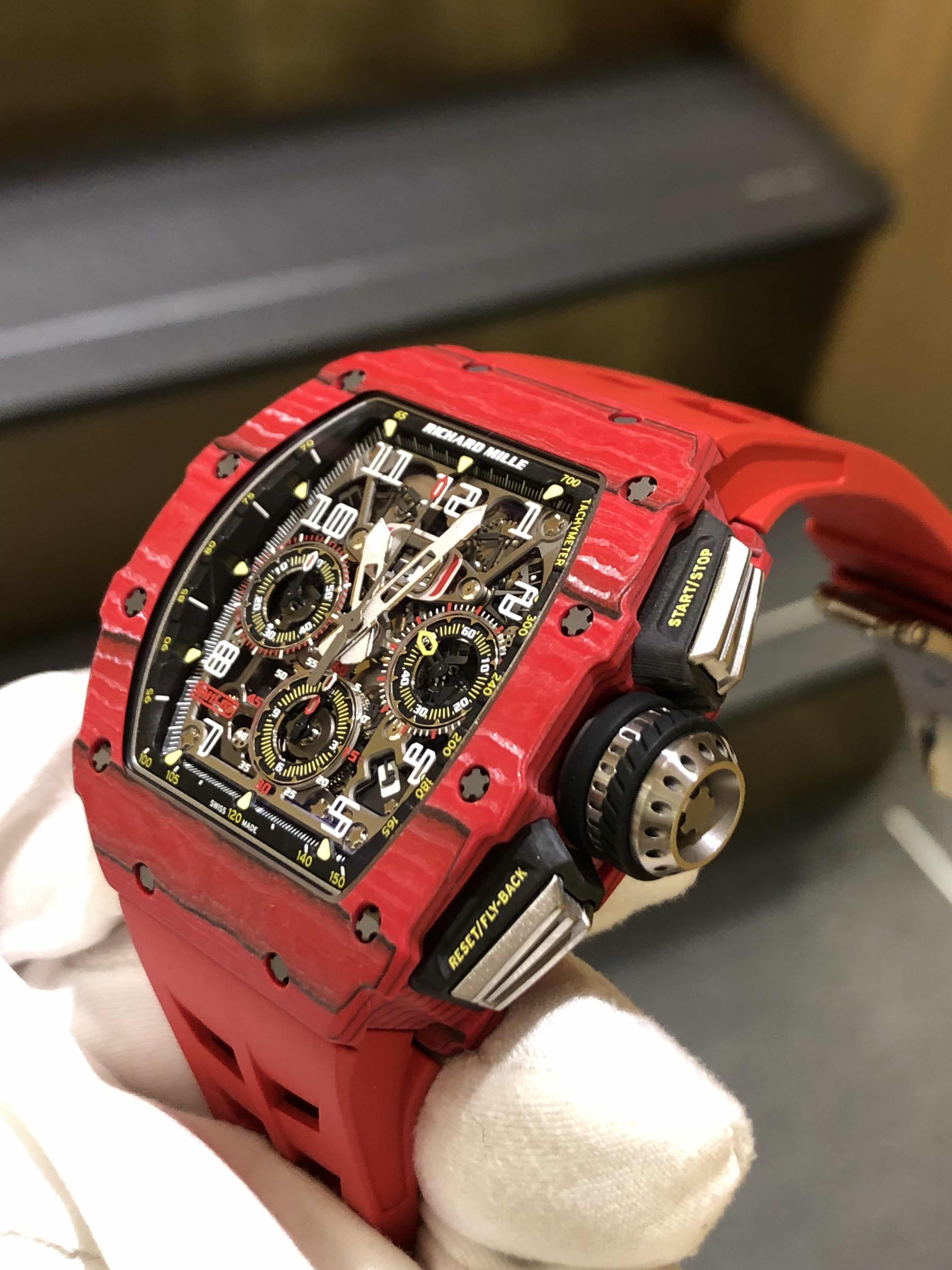 Richard Mille RM11-03 RED NTPT Automatic PVD Titanium