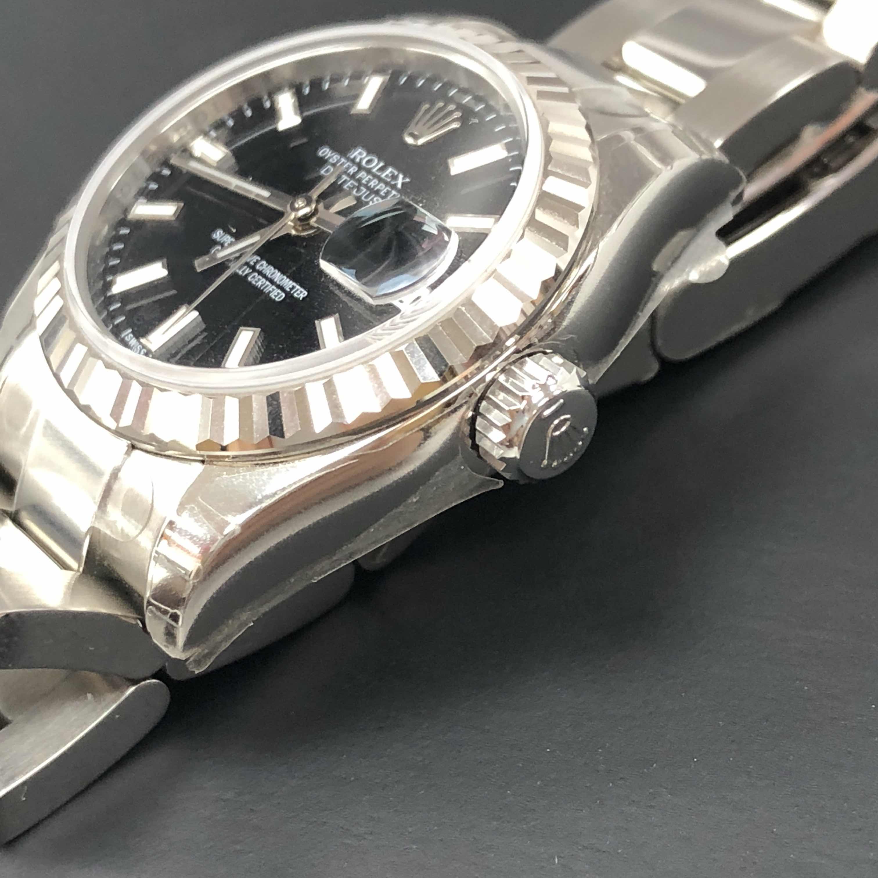 Rolex 179174BKWTBAR_O LADY DATEJUST Automatic 18kt White Gold & Steel