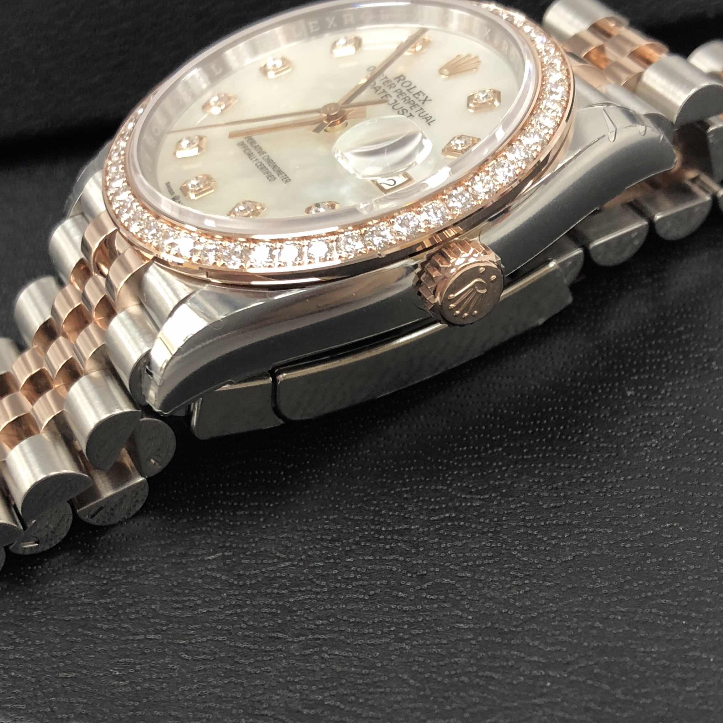 Rolex 126281RBR-0009 DATEJUST Automatic 18kt Rose Magic & Diamond