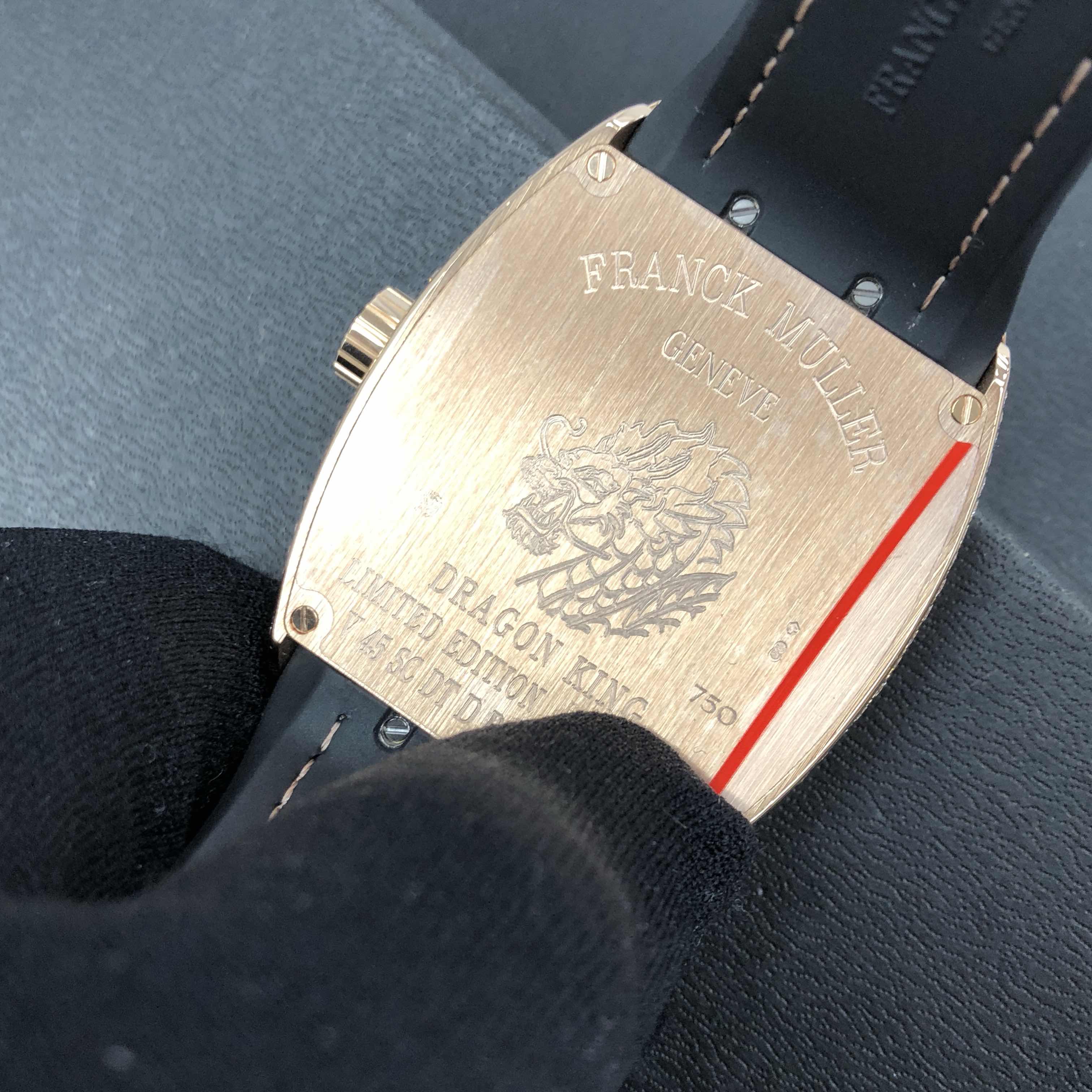 Franck Muller V 45 SC DT D DRGCD (5N.NR) VANGUARD Automatic 18kt Rose Gold & Diamonds