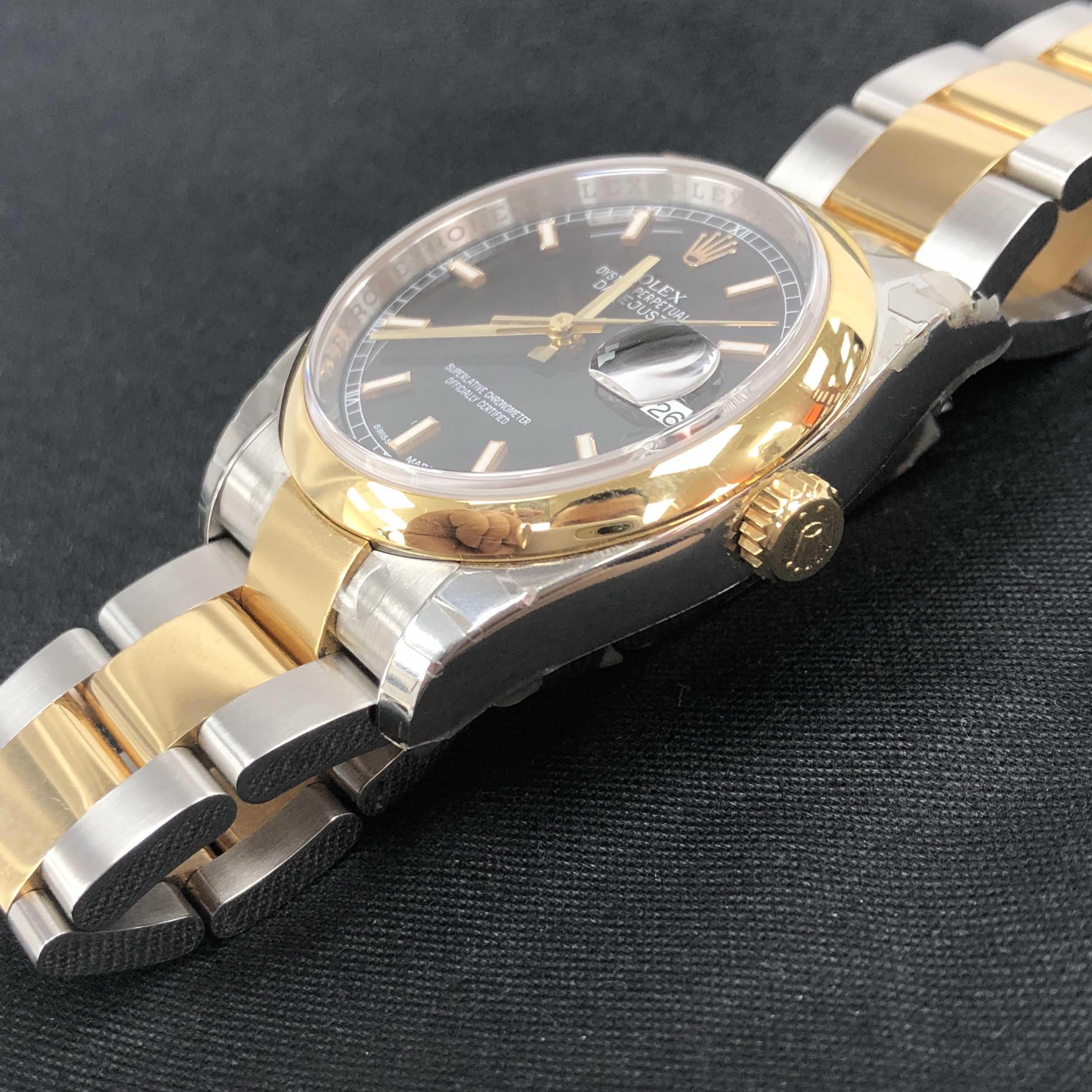 Rolex 116203BK_O DATEJUST Automatic 18kt Gold & Steel
