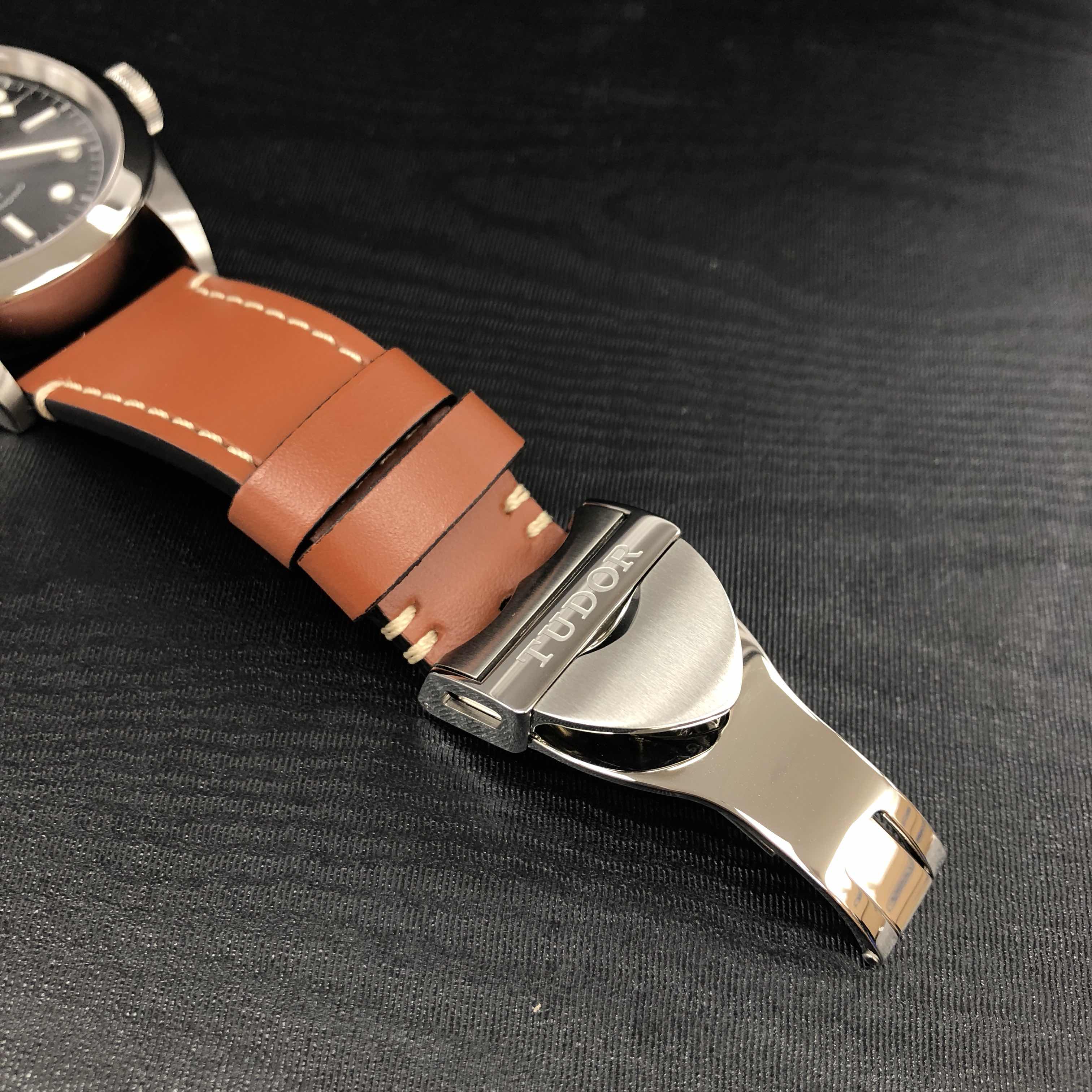 Tudor 79540-LEATHER STRAP HERITAGE RANGER Automatic Stainless Steel