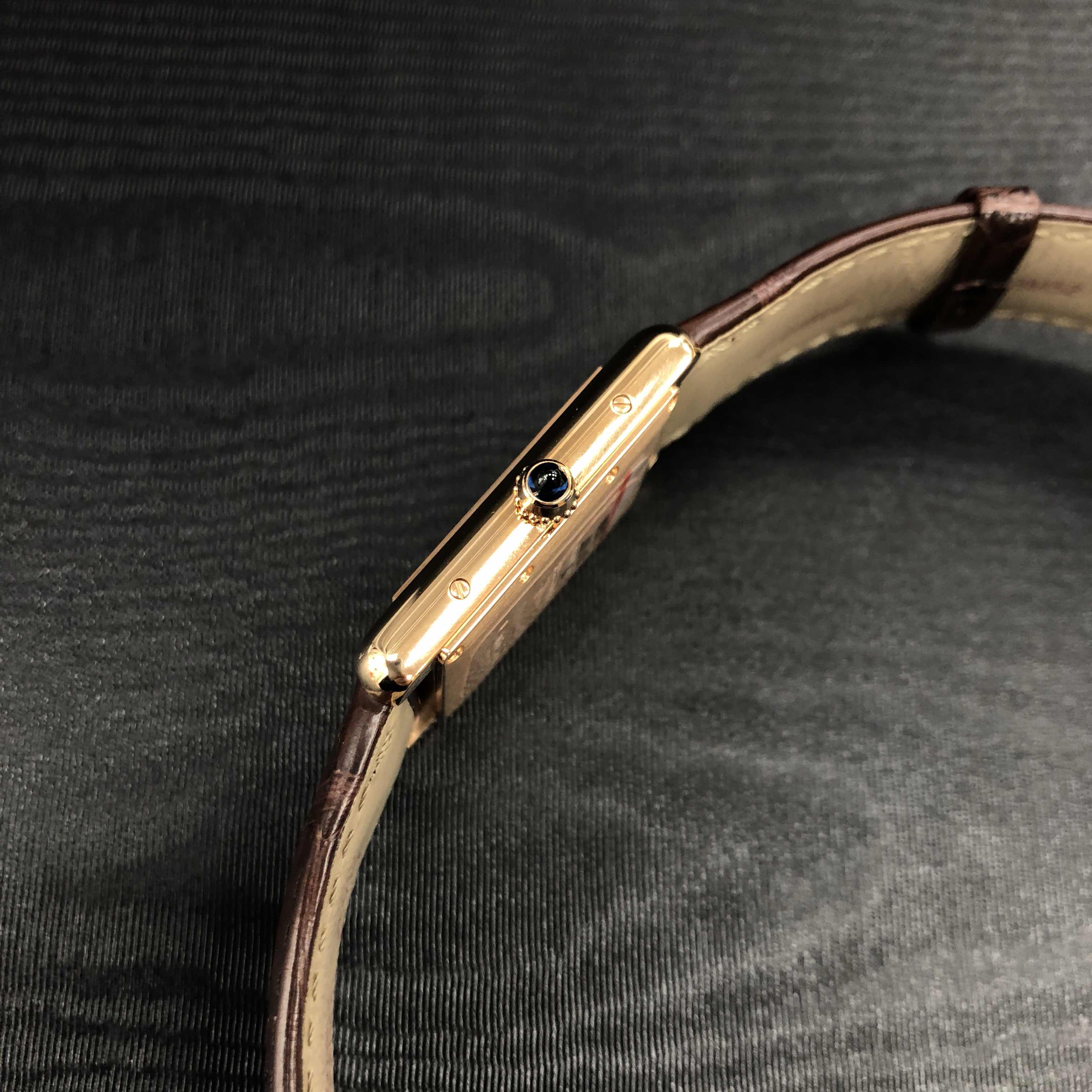 Cartier WGTA0011 TANK Manual Wind 18kt Rose Gold