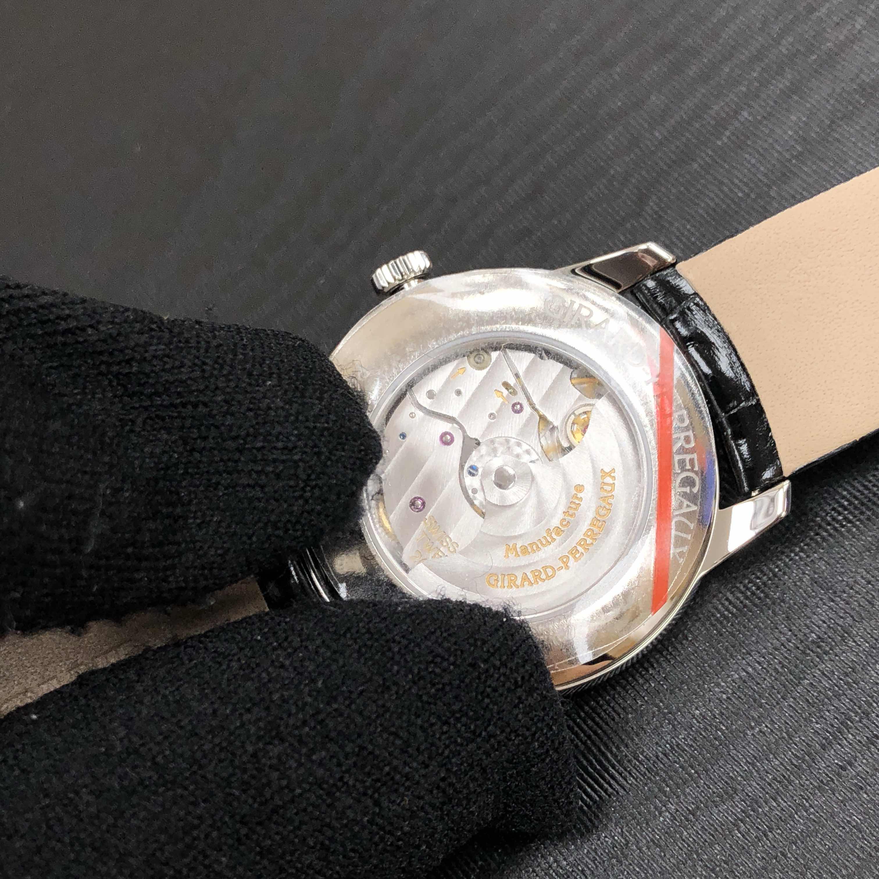Girard Perregaux 49528D11A172-CB6A 1966 Automatic Stainless Steel & Diamonds