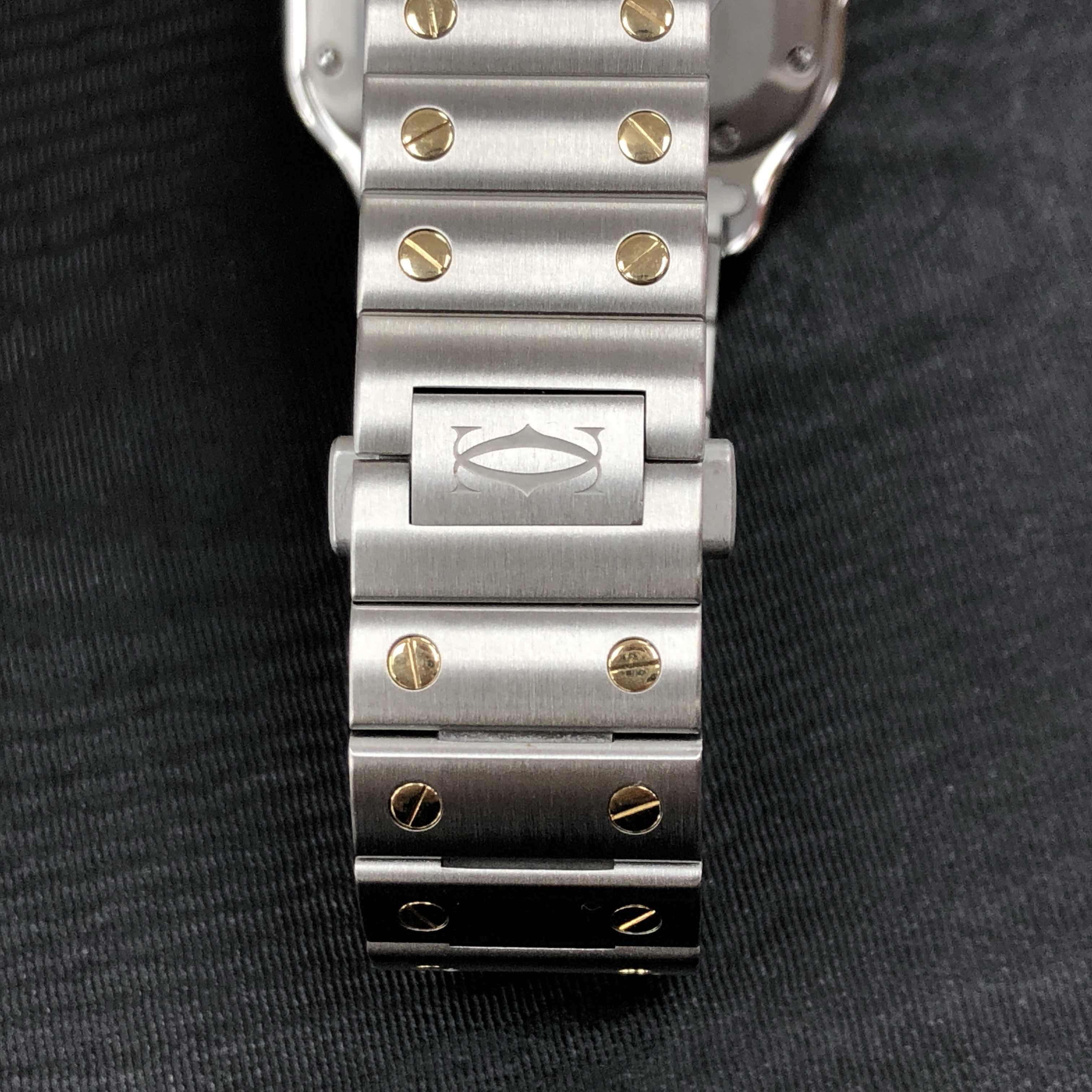 Cartier W2SA0007 SANTOS Automatic 18kt Gold & Steel