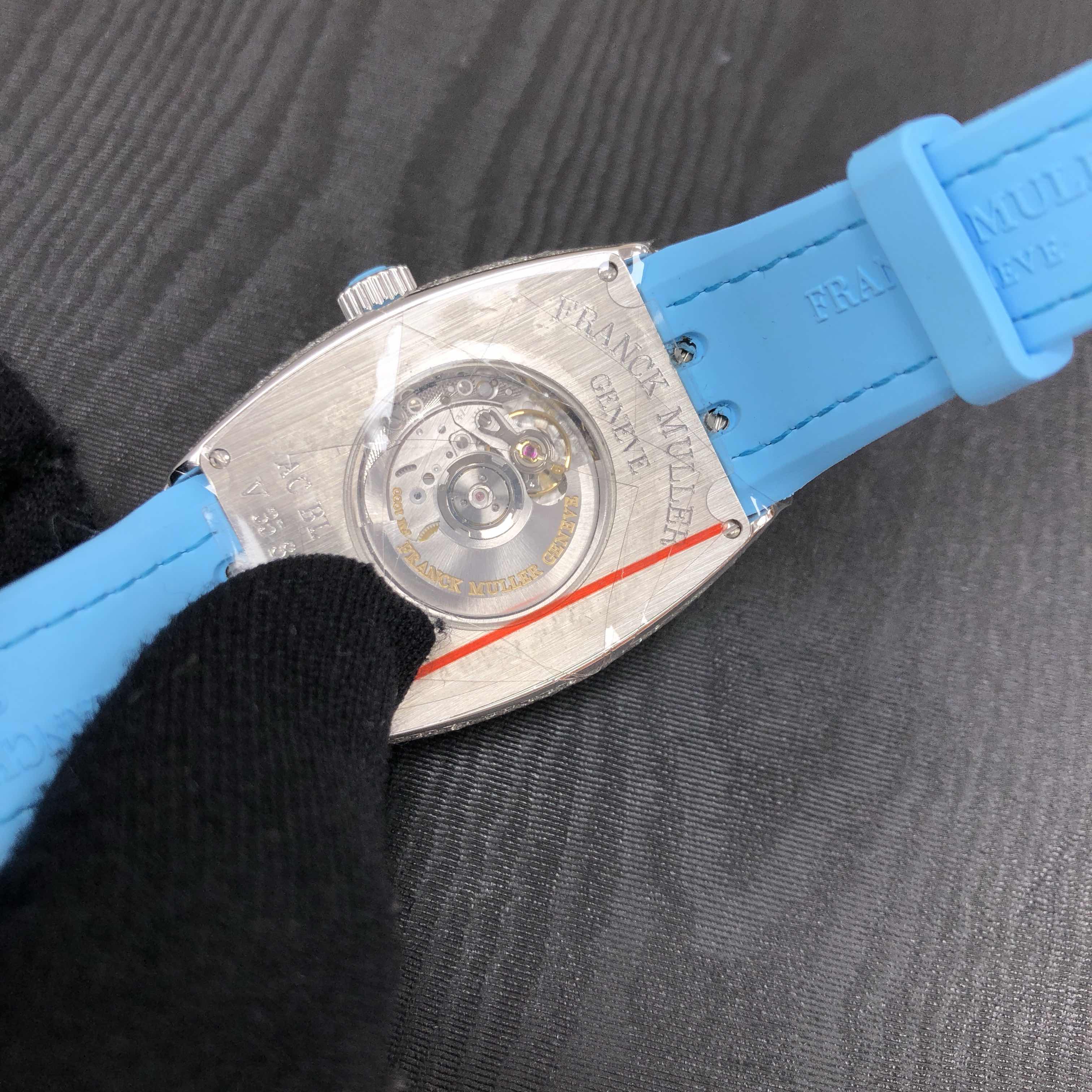 Franck Muller V 35 SC AT FO D (AC.BL) VANGUARD Automatic Stainless Steel