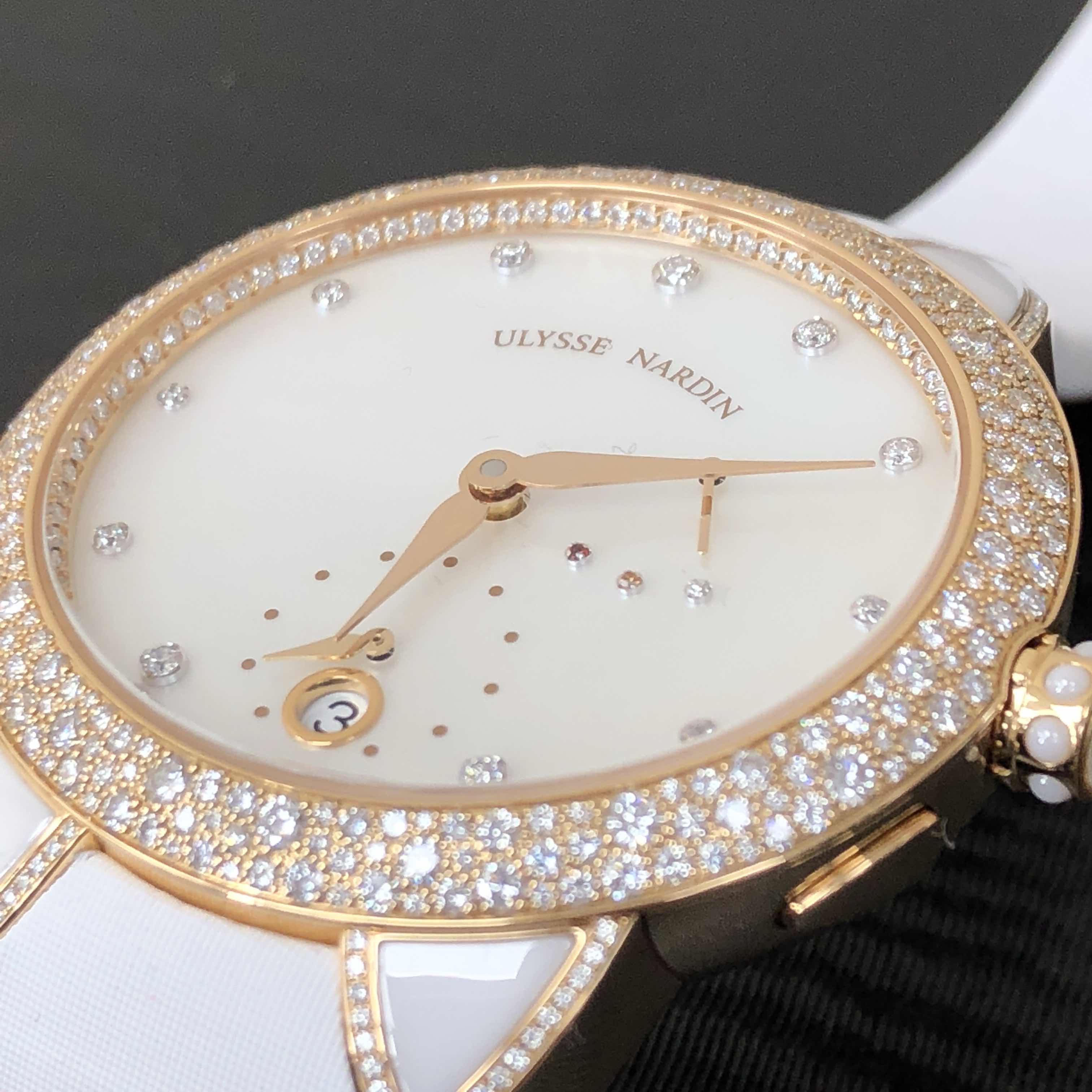 Ulysse Nardin 3106-125/991 WOMEN Automatic 18kt Rose Magic & Diamond