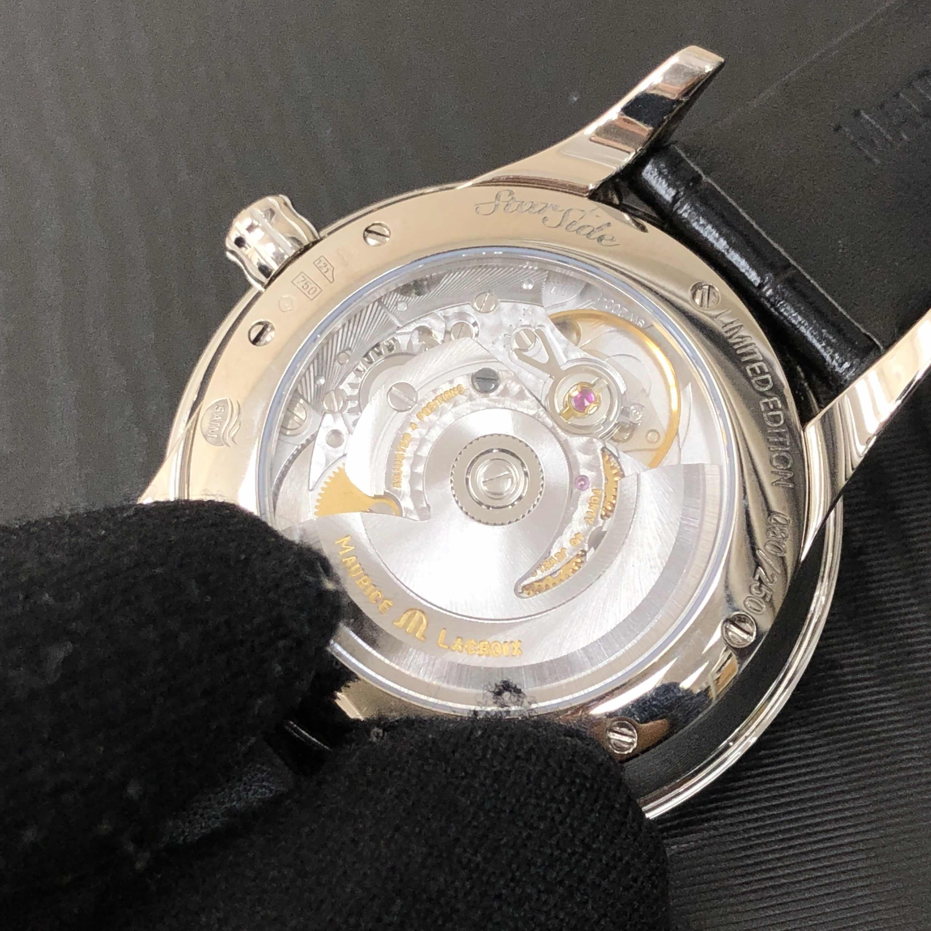 Maurice Lacroix SD6007-WD501-330 STARSIDE Automatic 18kt White Gold & Diamond