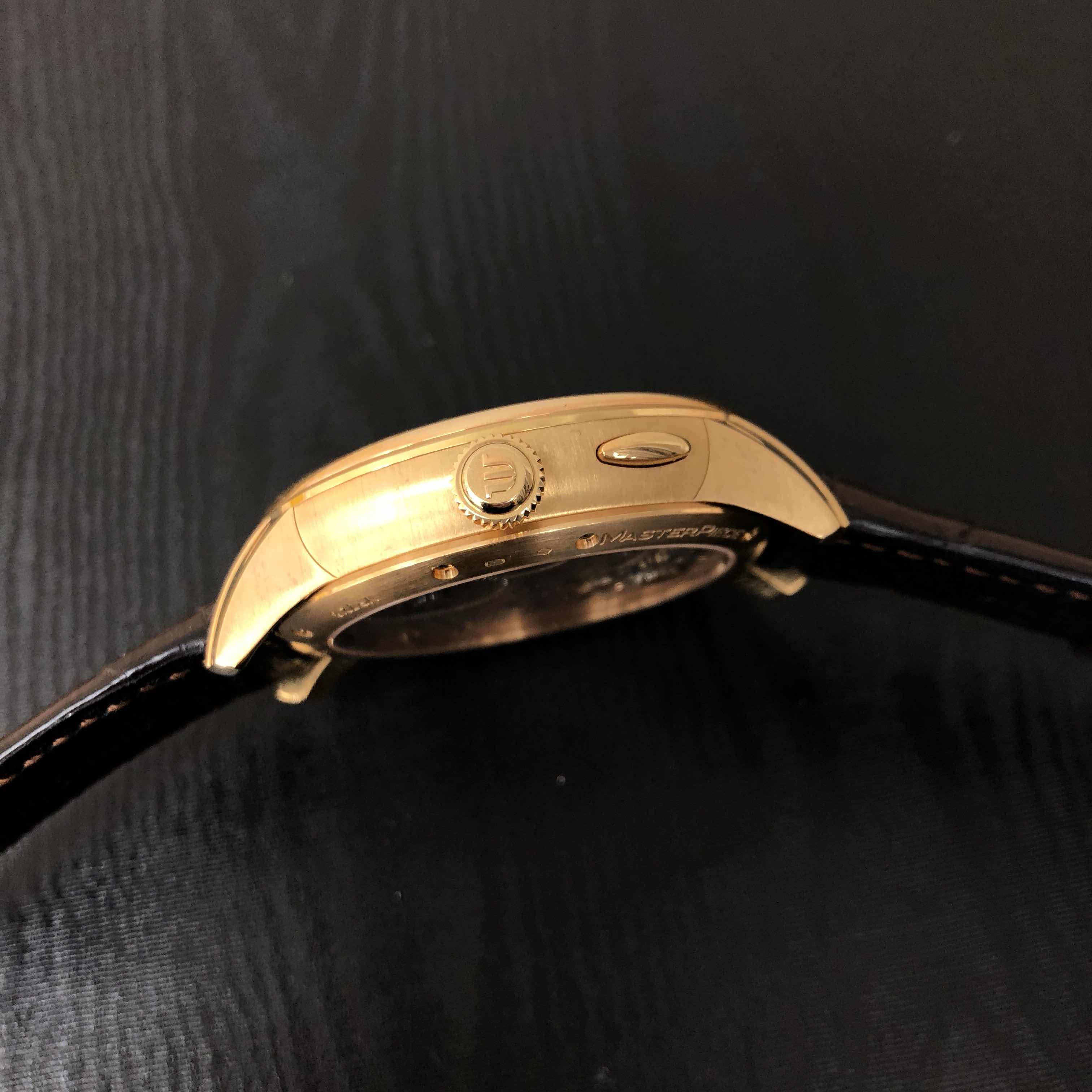 Maurice Lacroix MP7218-PG101-130 MASTERPIECE Manual Wind 18kt Rose Gold
