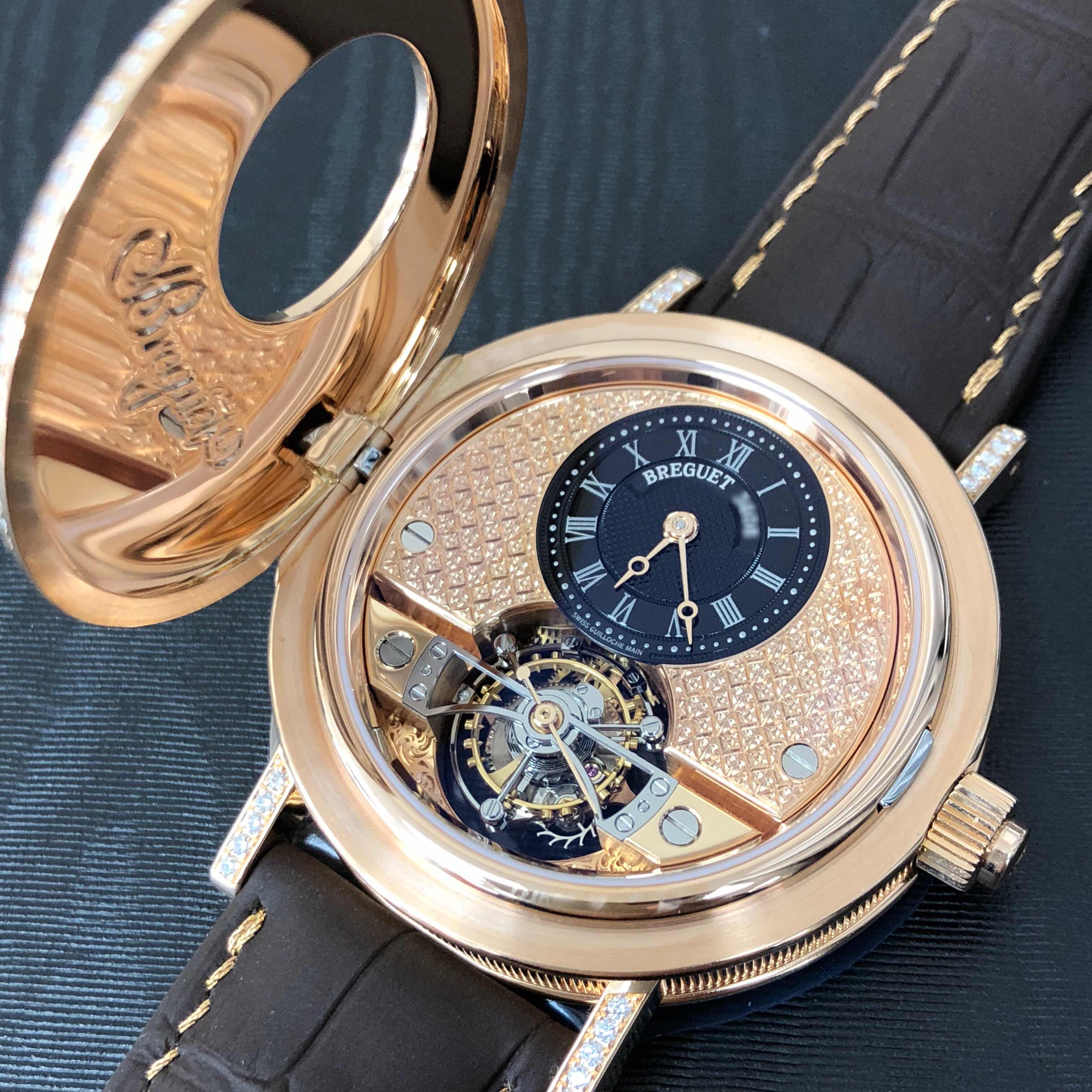 Breguet 1808BR/92/9W6/DD00 CLASSIQUE GRANDES COMPLICATIONS Manual Wind 18kt Rose Gold & Diamonds