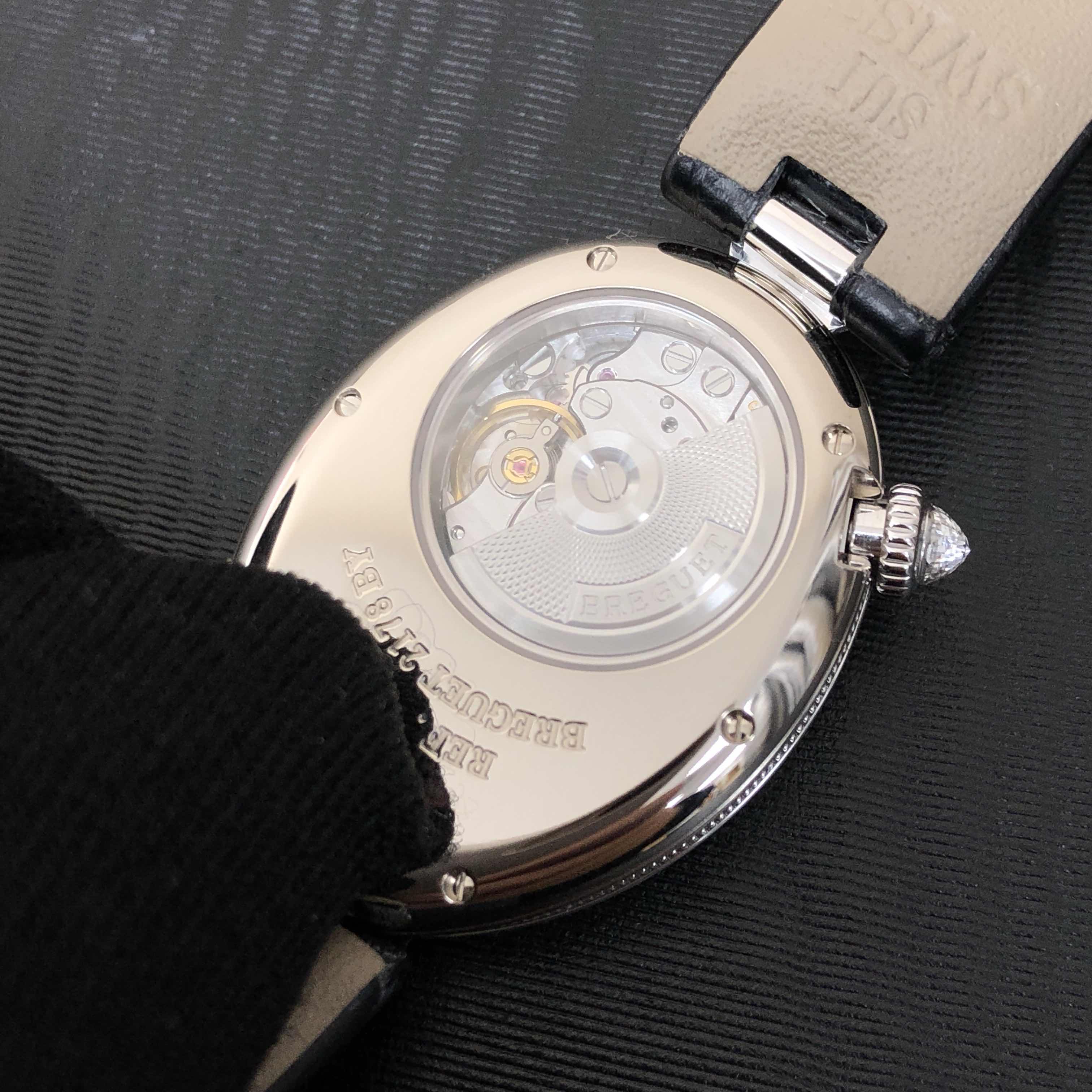 Breguet 8928BB/5W/944/DD0D REINE DE NAPLES Automatic 18kt White Gold & Diamond