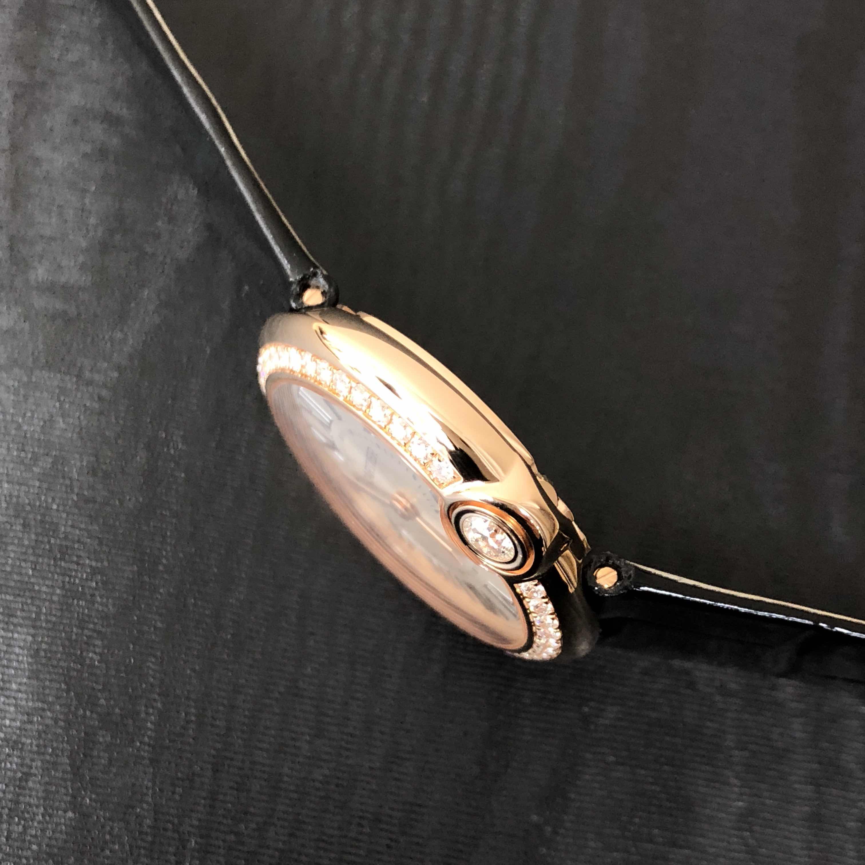 Cartier WJBL0005 BALLON BLANC DE CARTIER Quartz 18kt Rose Gold & Diamonds