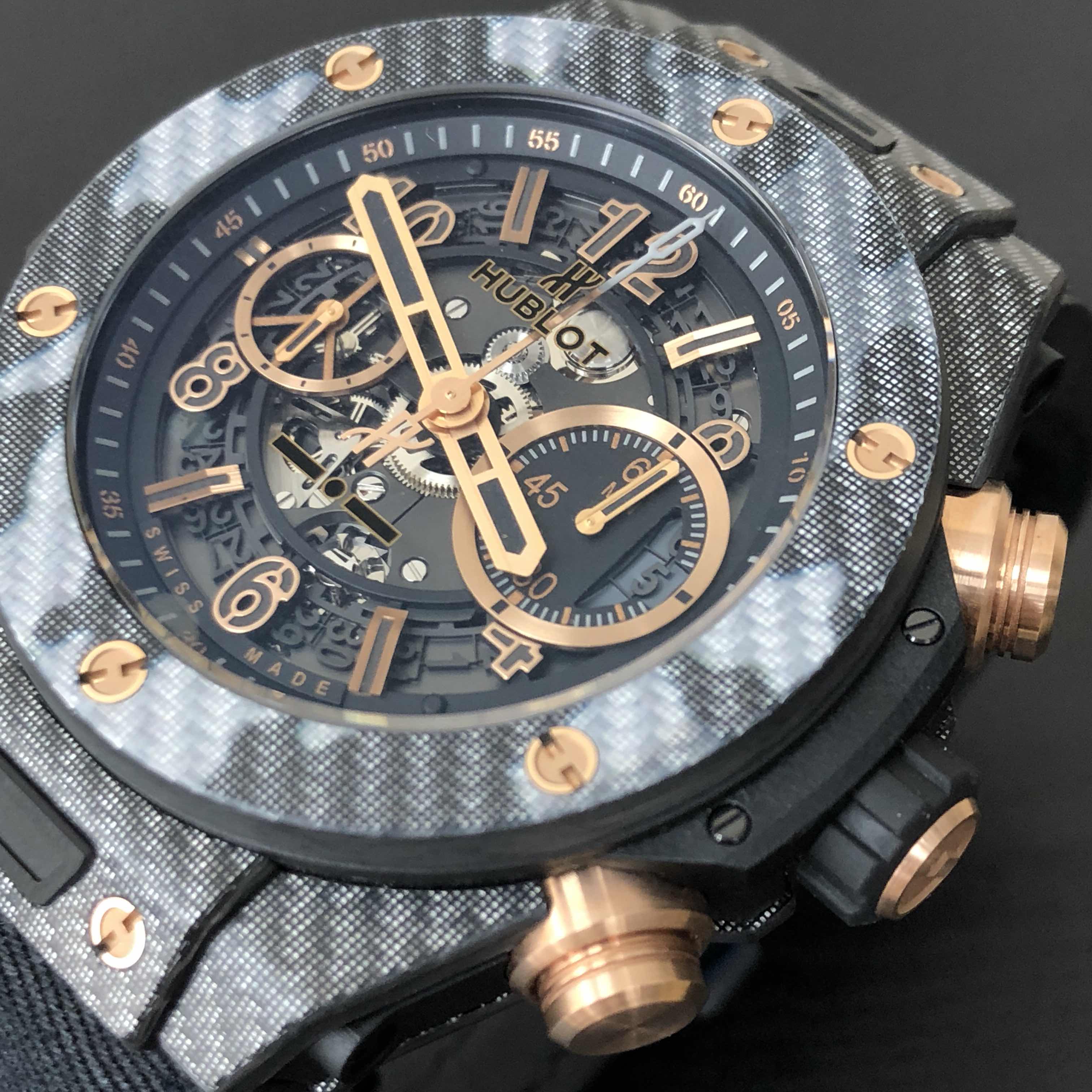 Hublot 411.YT.1198.NR.ITI16 BIG BANG Automatic Carbon Fiber
