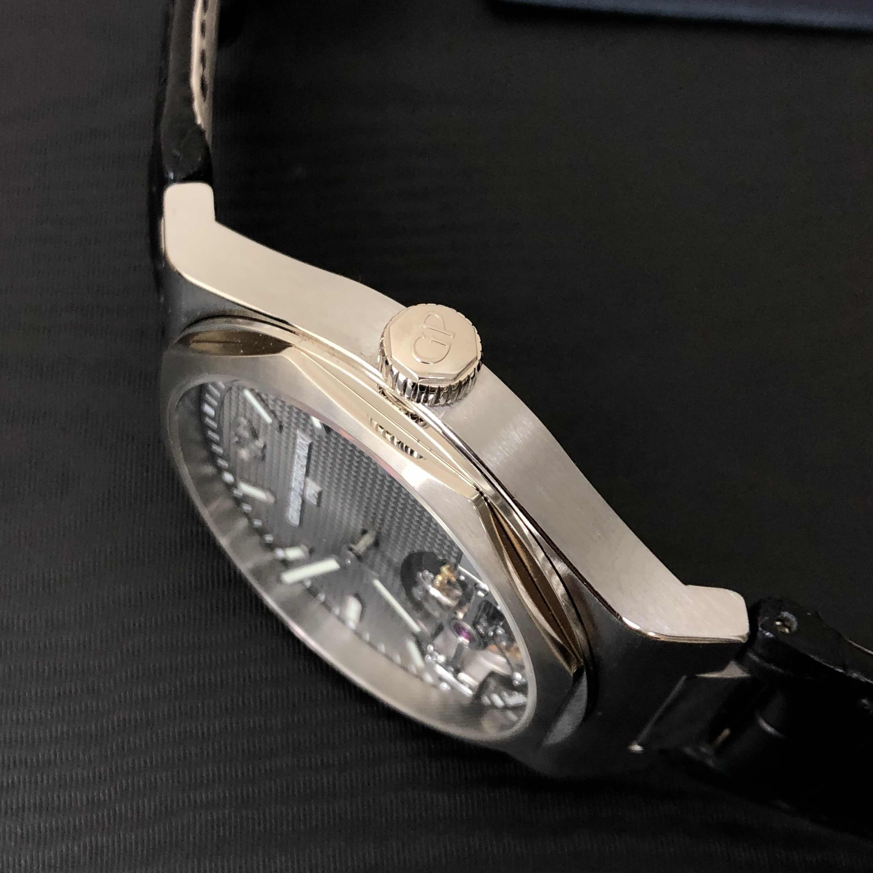 Girard Perregaux 99105-41-232-BB6A LAUREATO Automatic 18kt White Gold & Steel