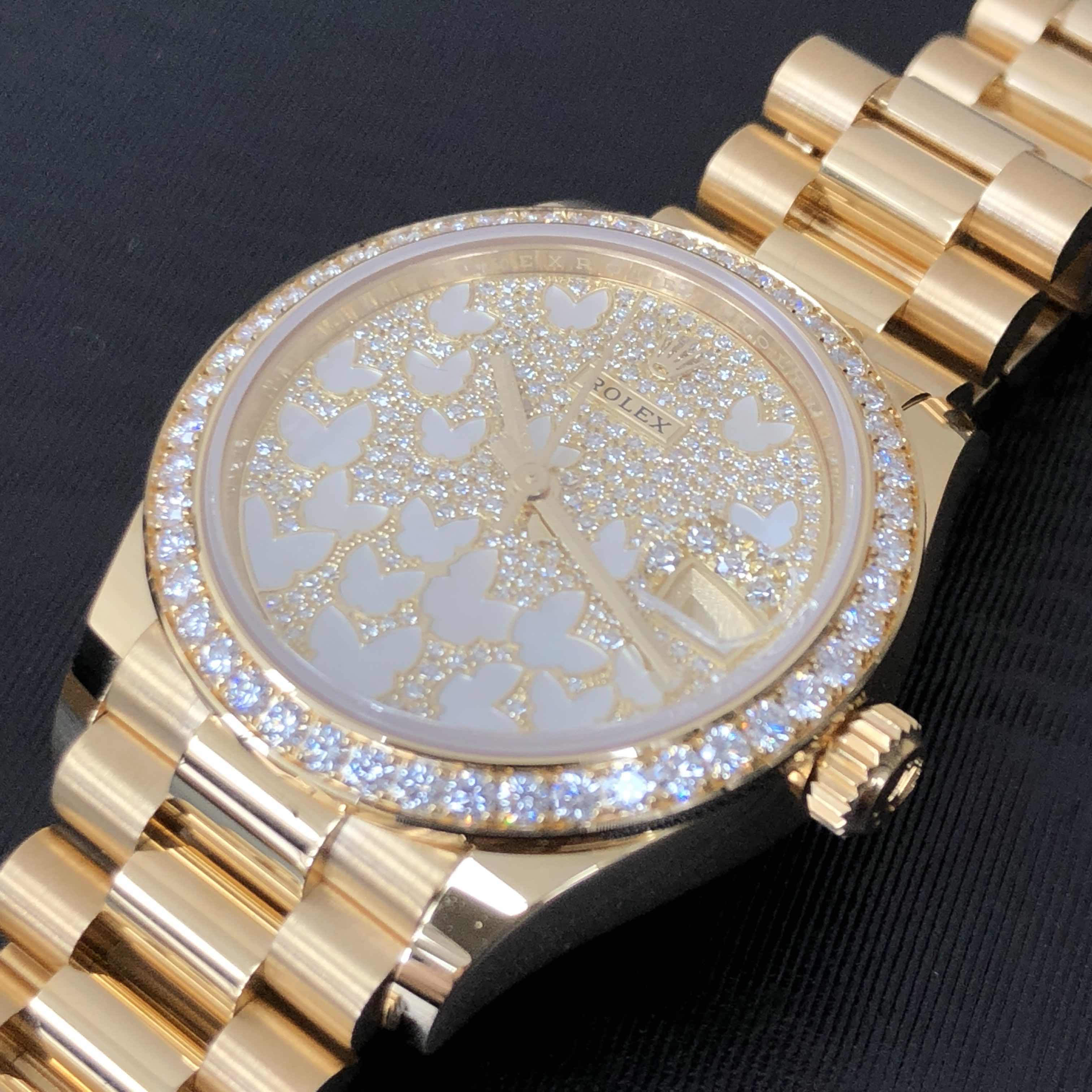 Rolex 278288RBRBUTTERFLY LADY DATEJUST Automatic 18kt Gold & Diamond