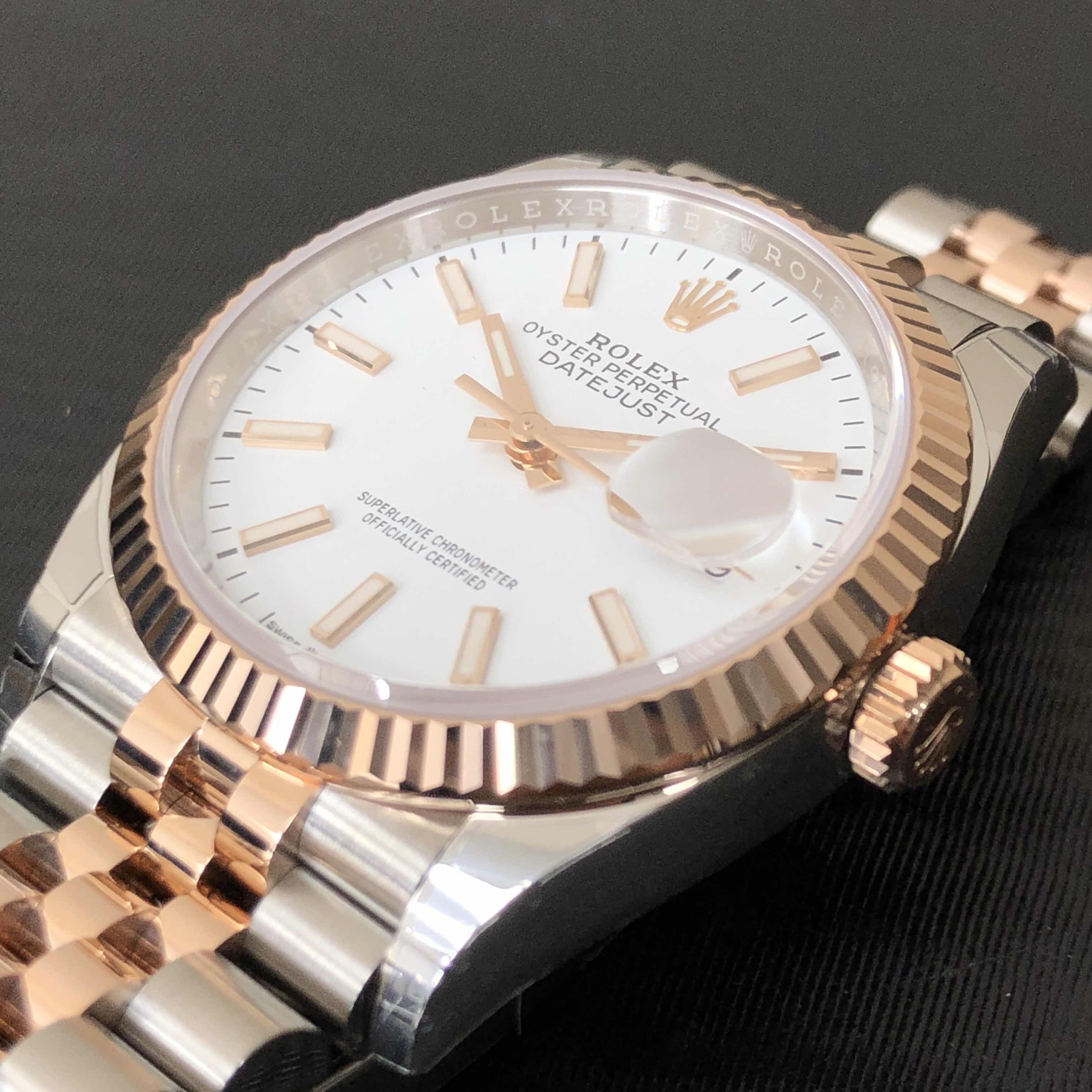 Rolex 126231-0017 DATEJUST Automatic 18kt Rose Gold & Steel