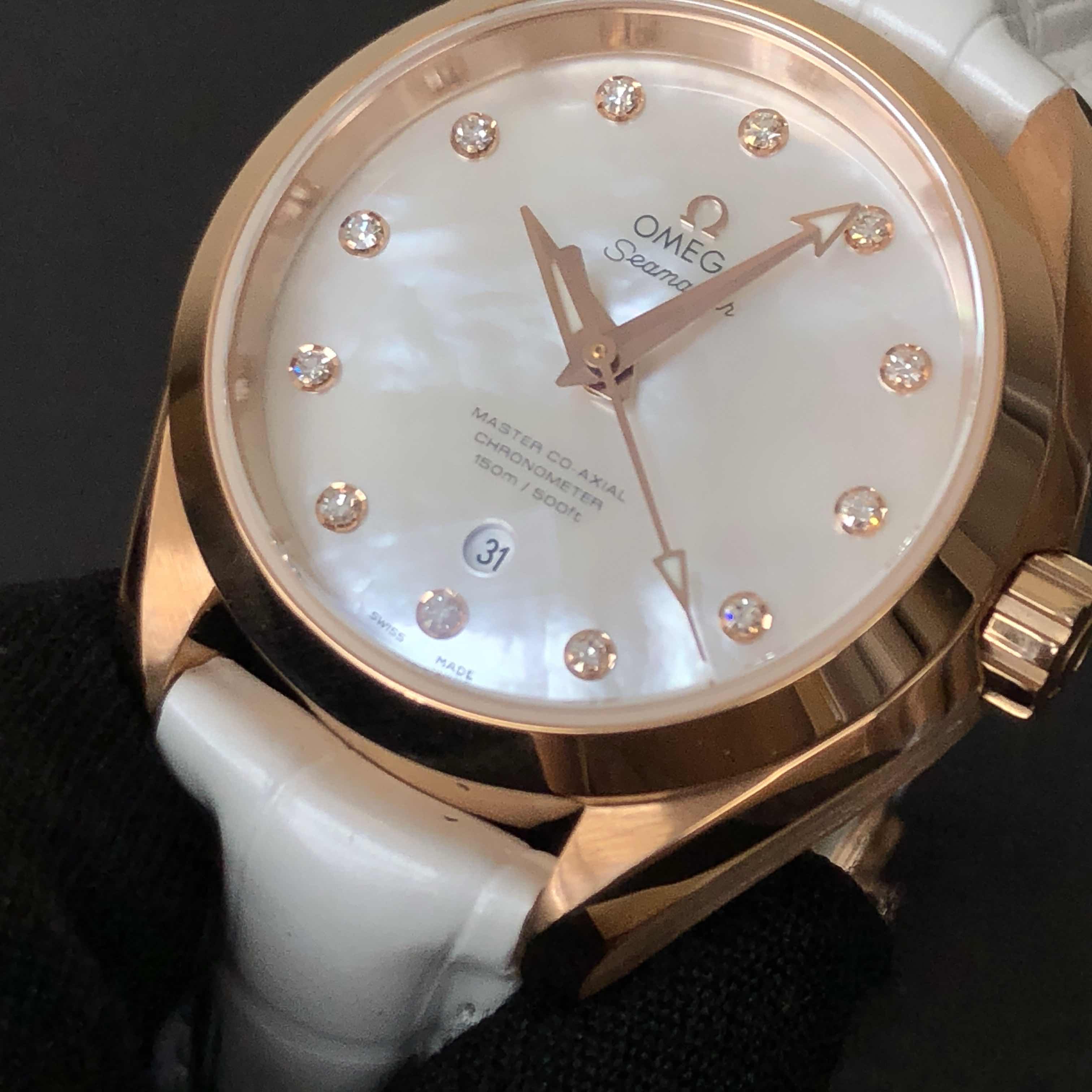 Omega 231.53.34.20.55.001 SEAMASTER Automatic 18kt Rose Gold