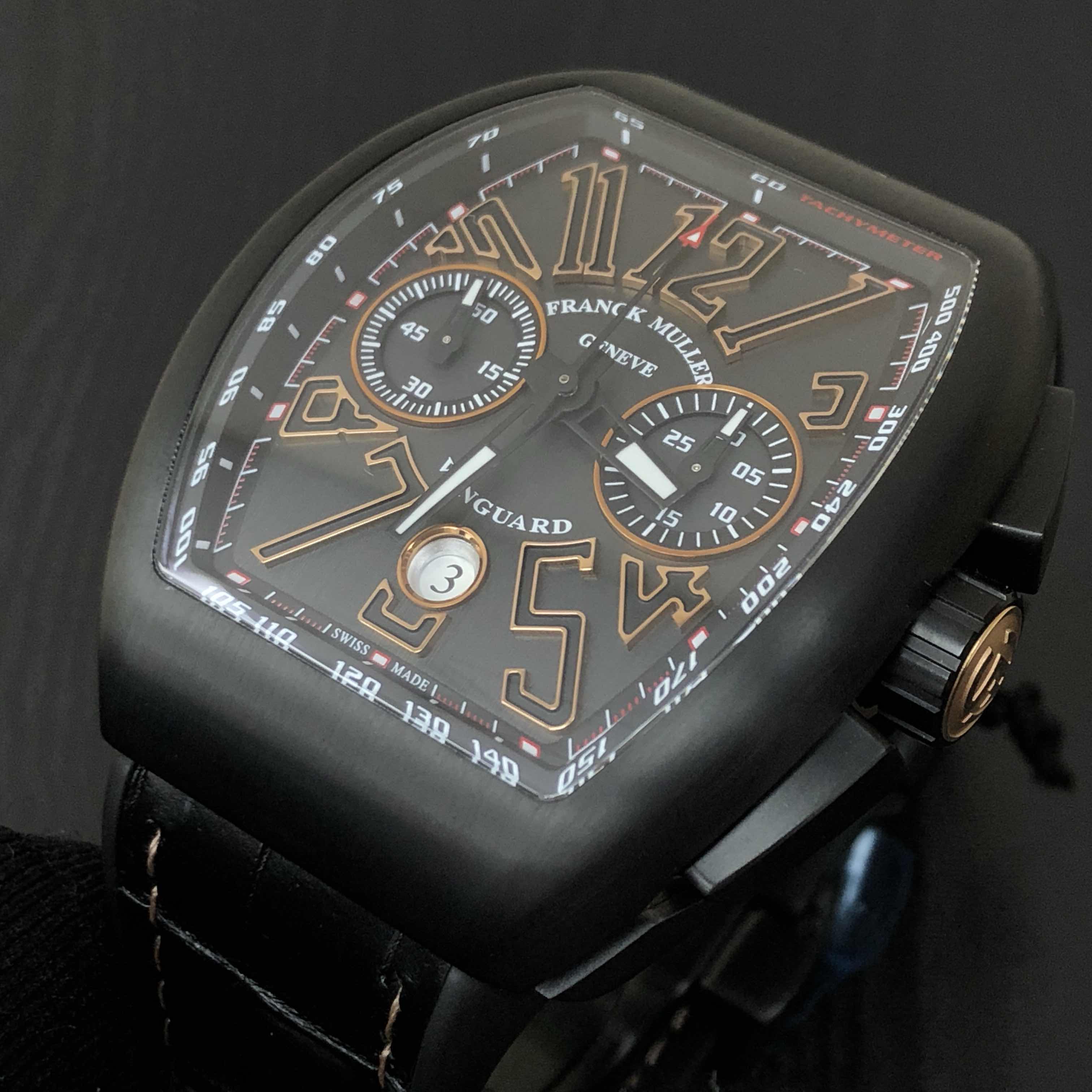 Franck Muller V 45 CC DT TT NR BR(5N) VANGUARD Automatic Stainless Steel