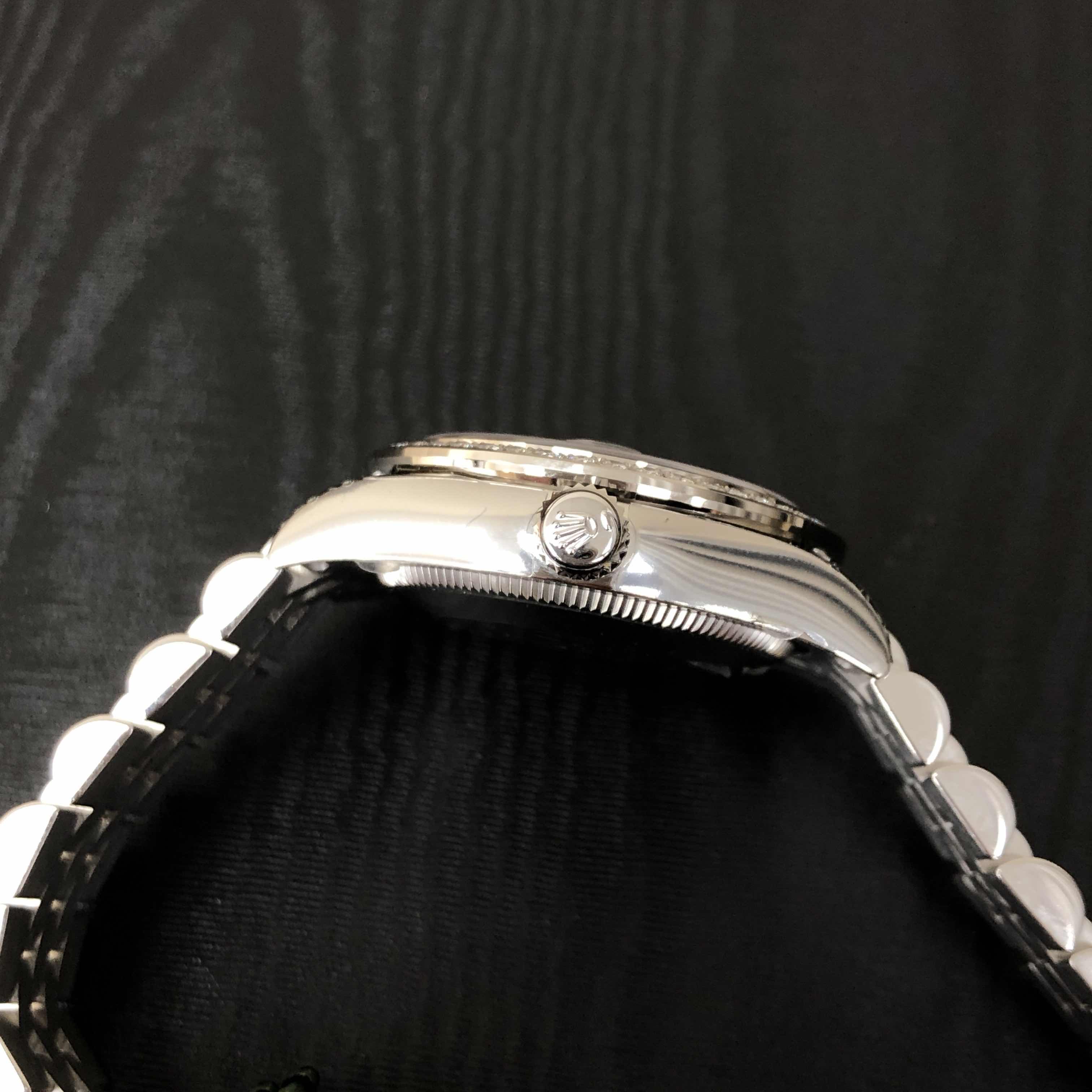 Rolex 178384GBK_J DATEJUST Automatic 18kt White Gold & Diamond & Steel