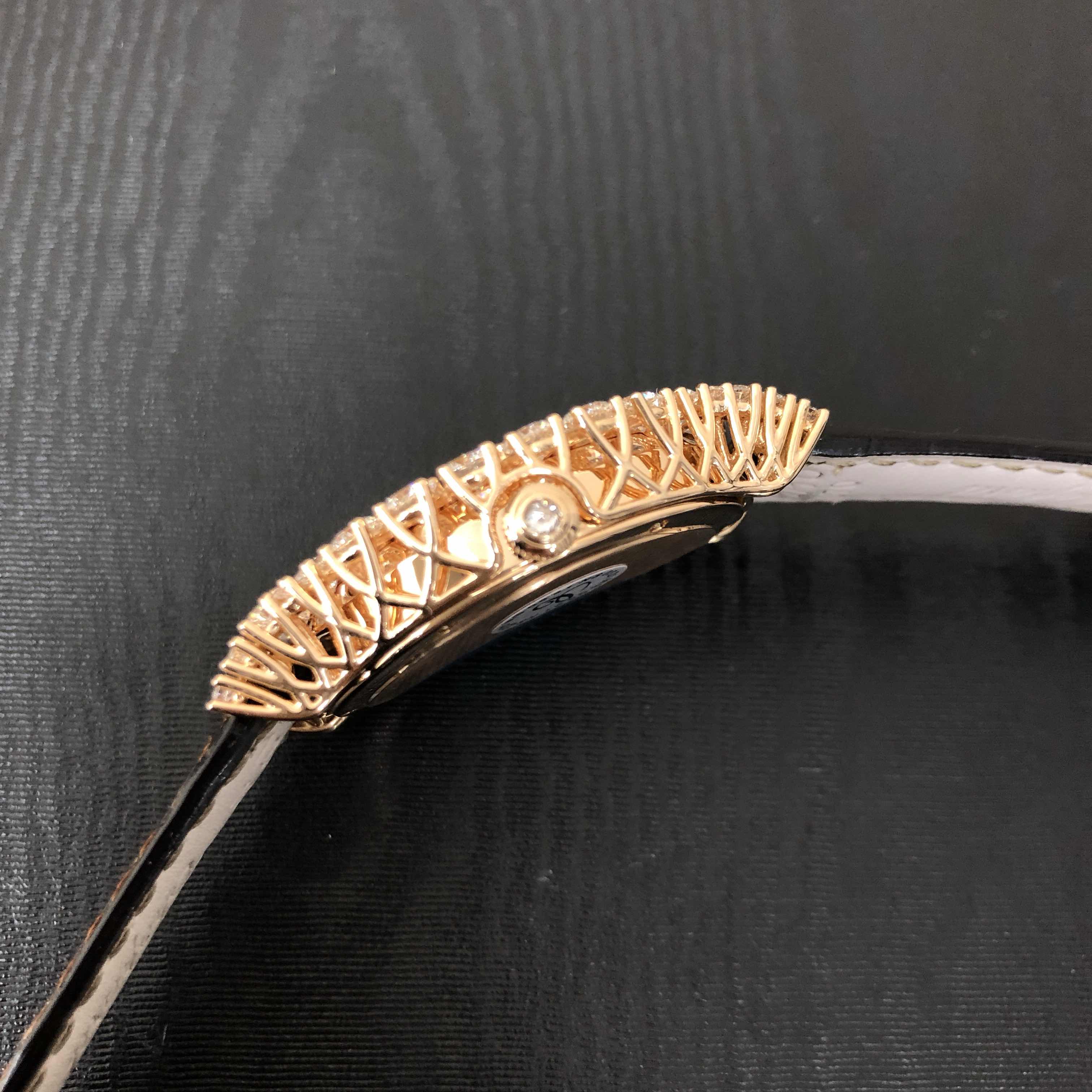 Chopard 139384-5104 L HEURE DU DIAMANT Manual Wind 18kt Rose Gold & Diamonds