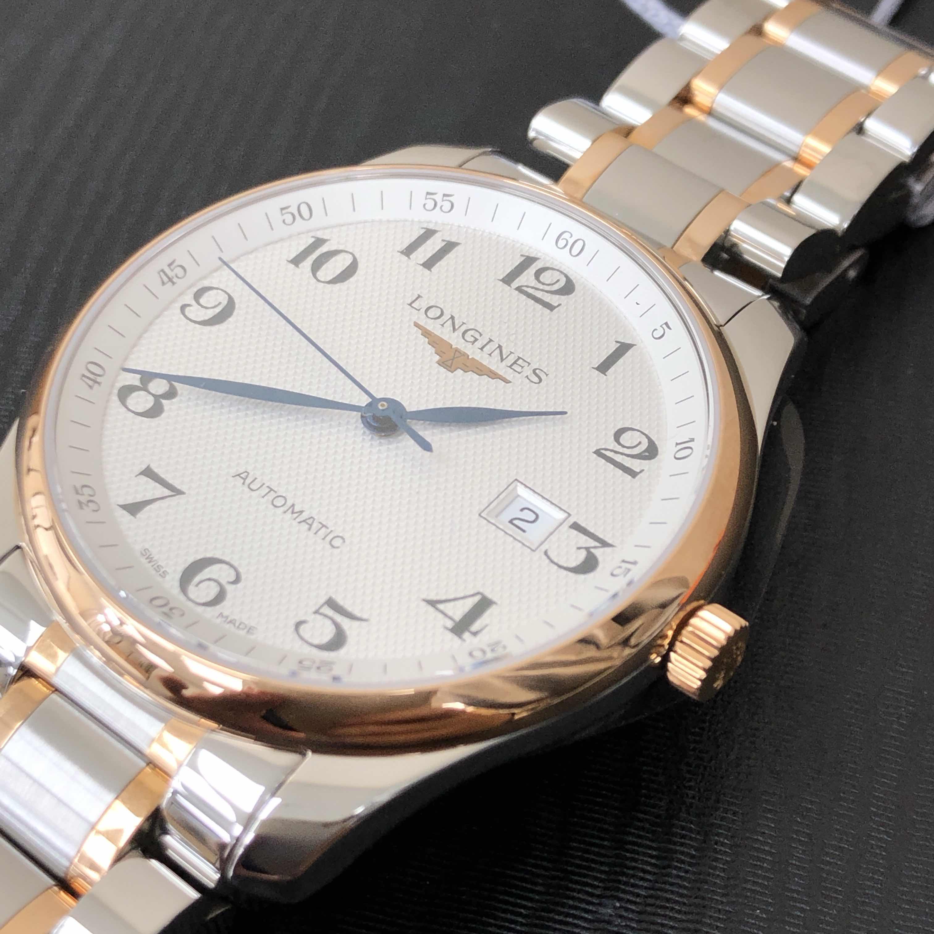 Longines L2.893.5.79.7 MASTER Automatic 18kt Rose Gold & Steel