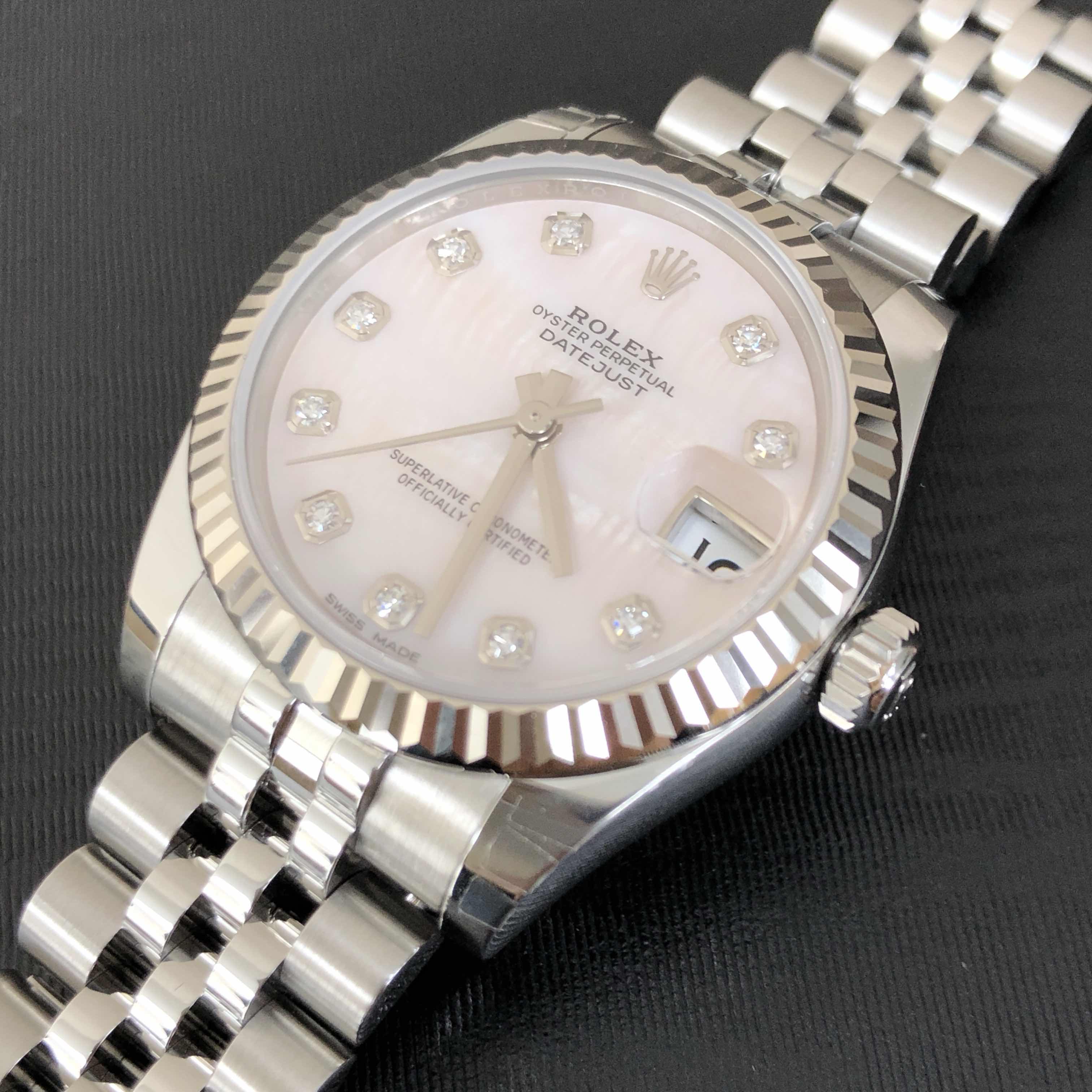 Rolex 178274-0043 DATEJUST Automatic 18kt White Gold & Steel