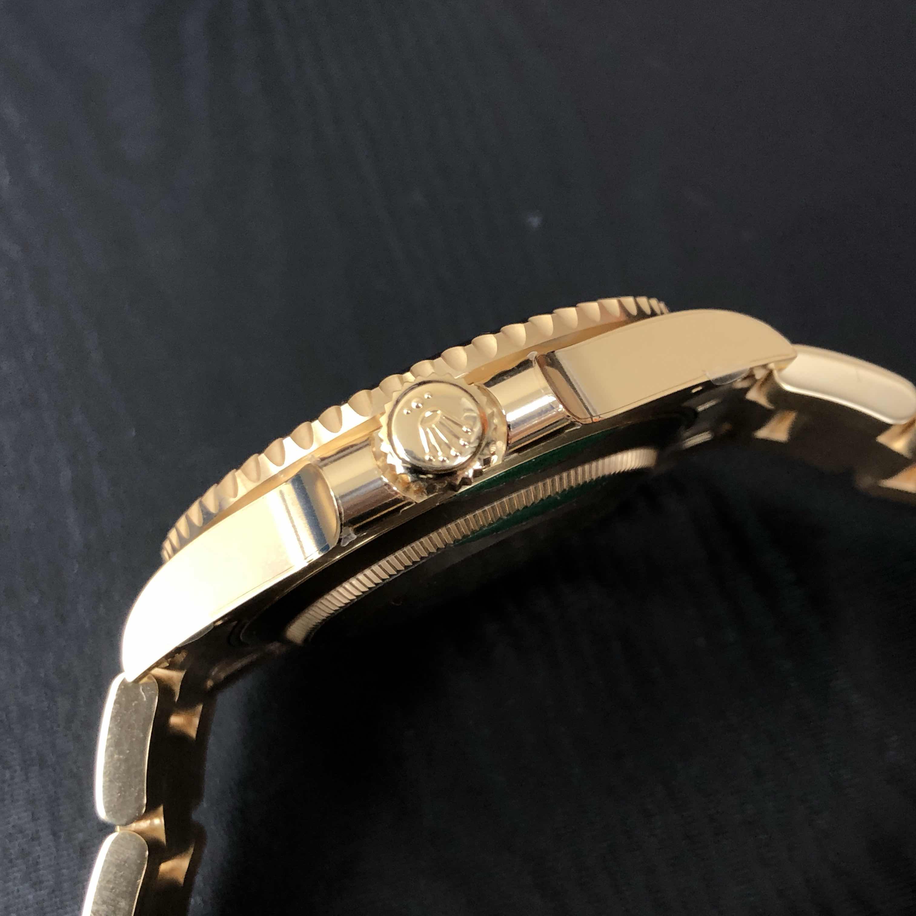 Rolex 116618LN-0003 SUBMARINER Automatic 18kt Yellow Gold