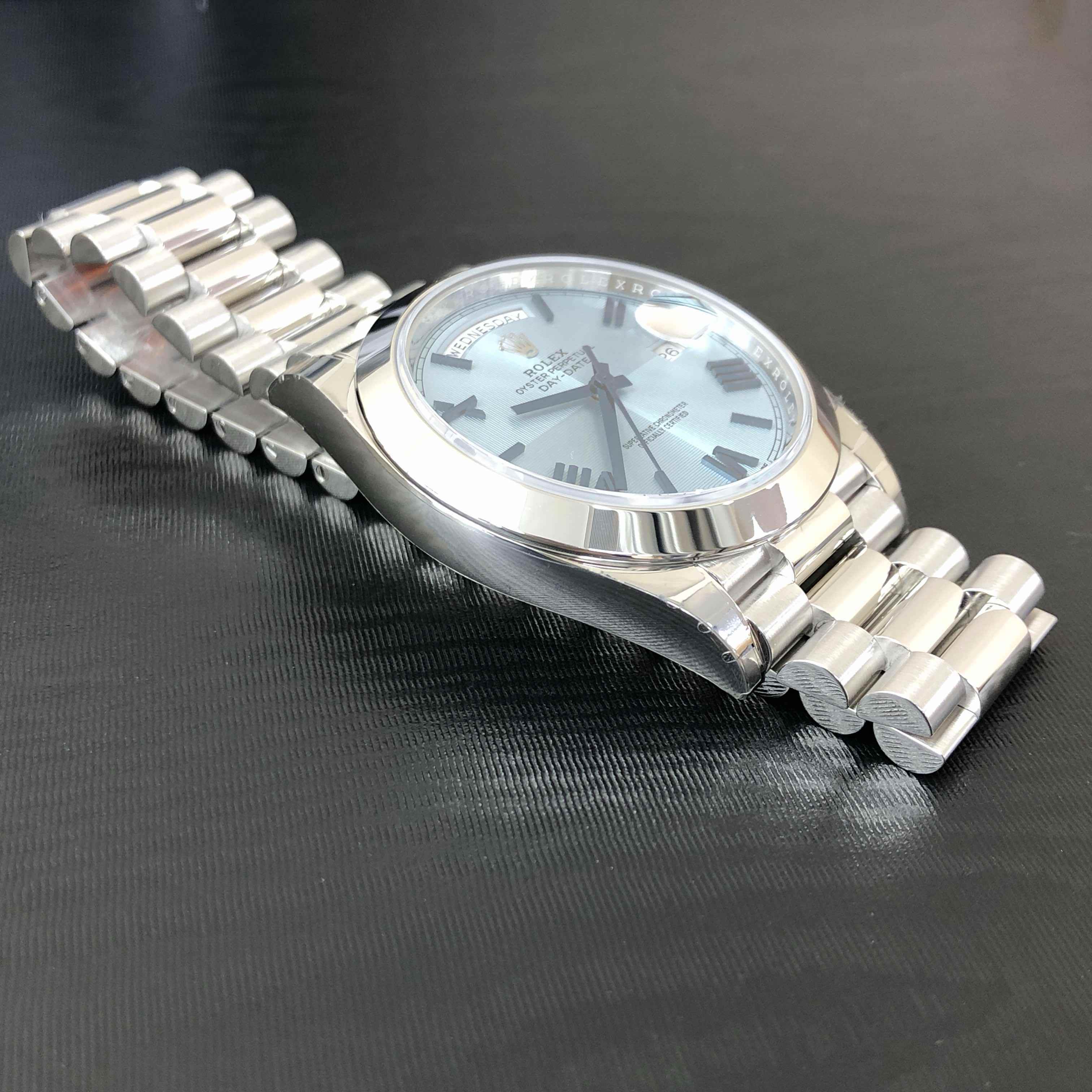 Rolex 228206ICEBLRN DAY-DATE Automatic 950 Platinum