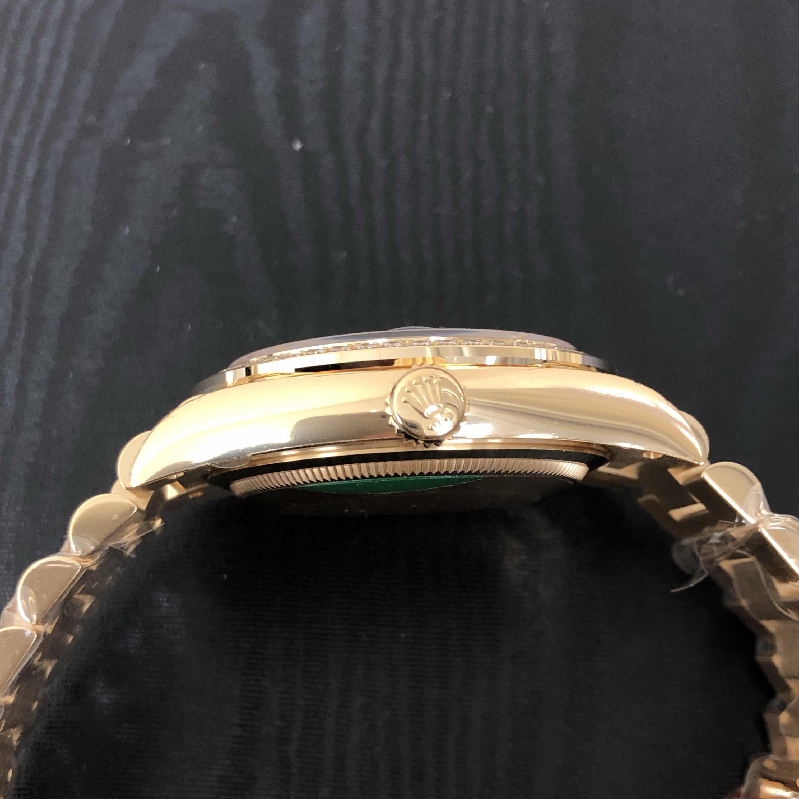 Rolex 128348RBR-0035 DAY-DATE Automatic 18kt Gold & Diamond