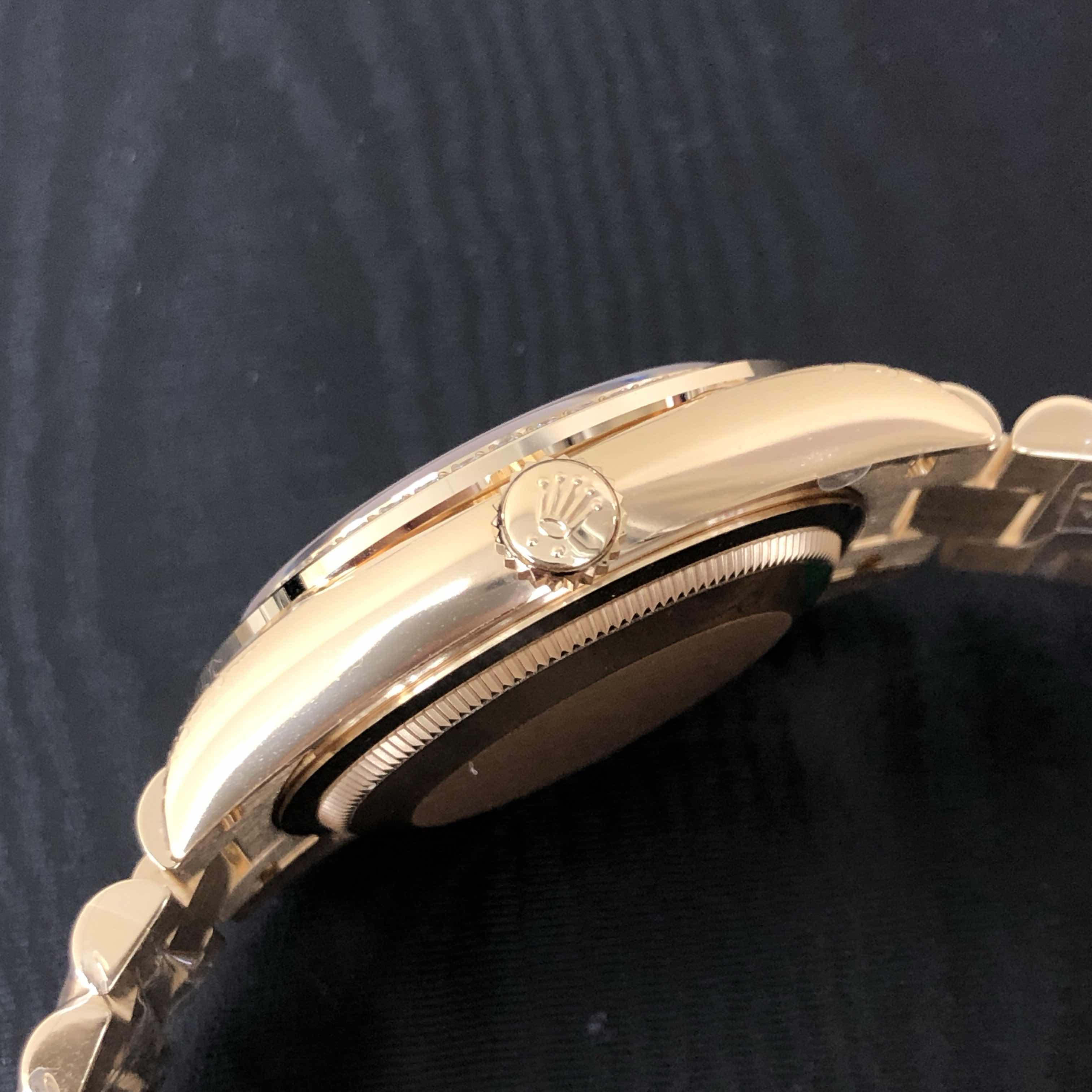 Rolex 128348RBR-0030 DAY-DATE Automatic 18kt Gold & Diamond