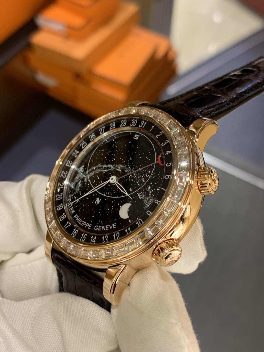 Patek Philippe 6104R-001 GRAND COMPLICATIONS Automatic 18kt Rose Gold & Diamonds