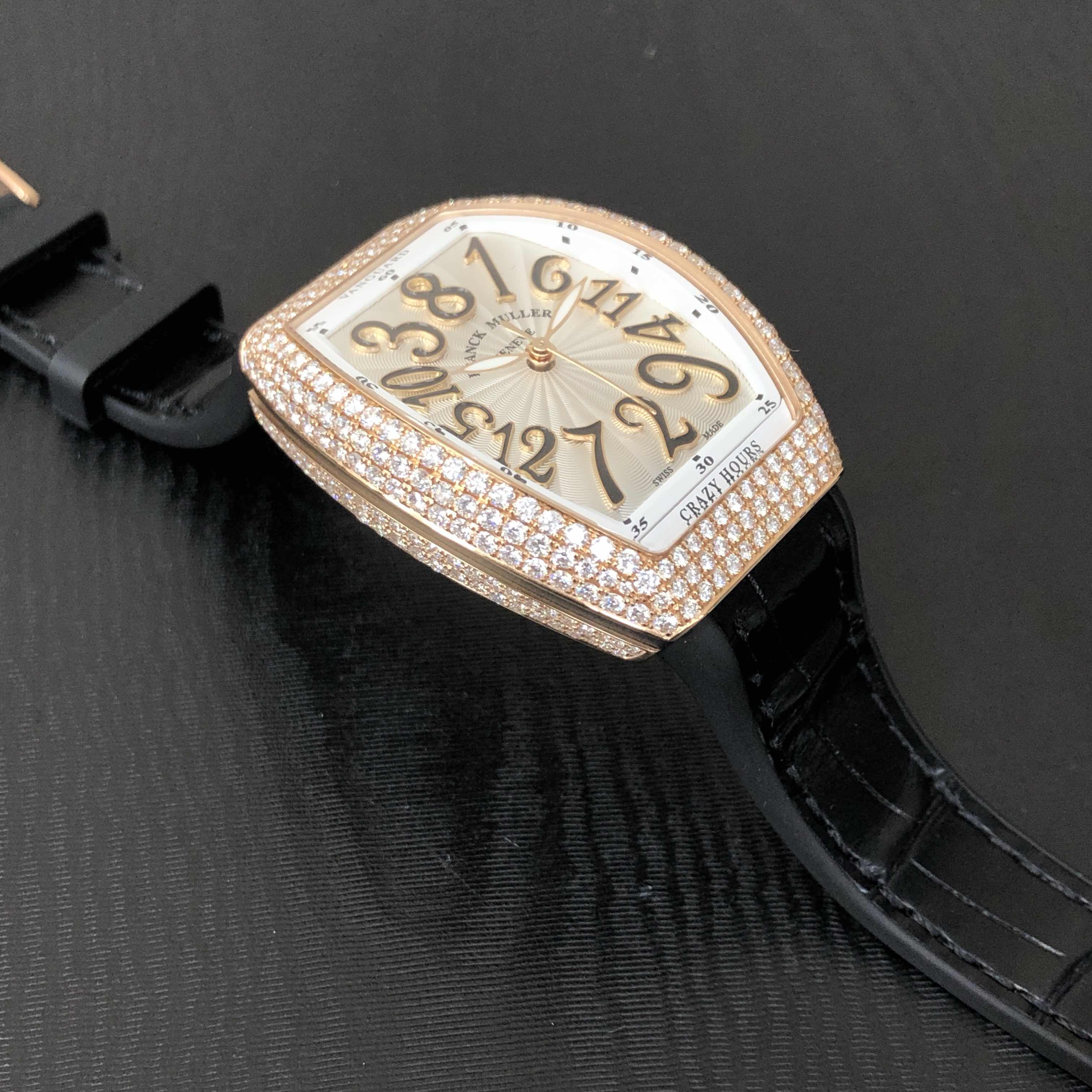 Franck Muller V 32 CH D (5N.NR) VANGUARD Automatic 18kt Rose Gold & Steel
