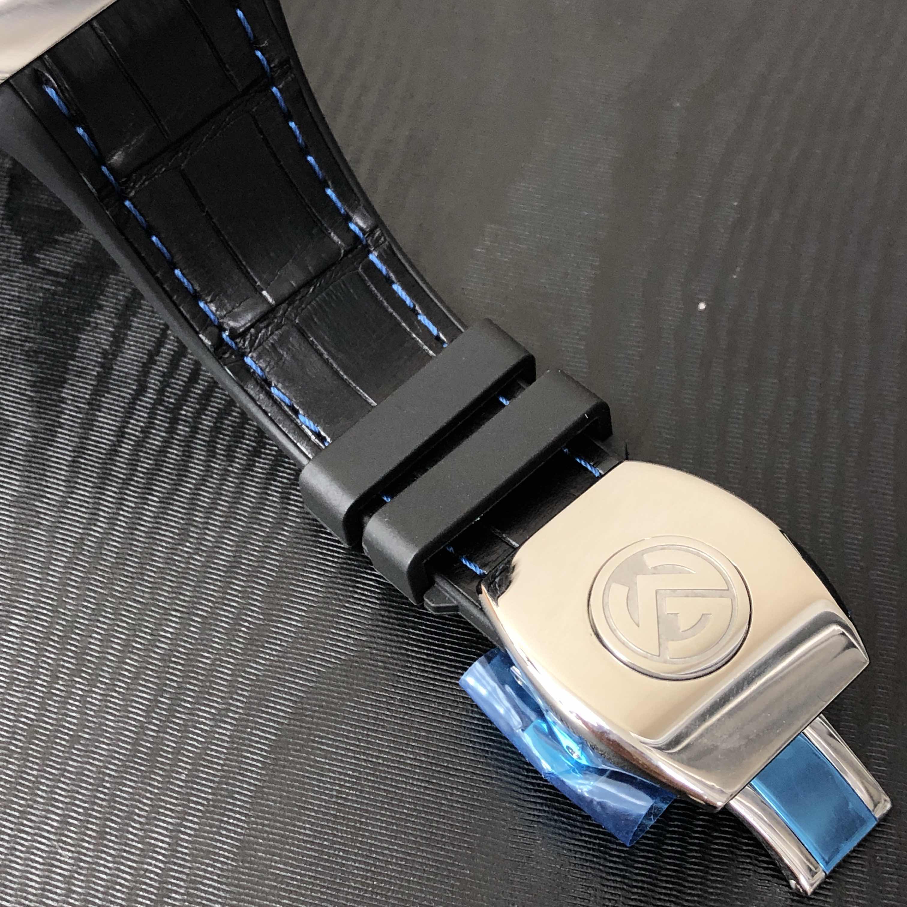 Franck Muller V 45 SC DT (AC.BU) VANGUARD Automatic Stainless Steel