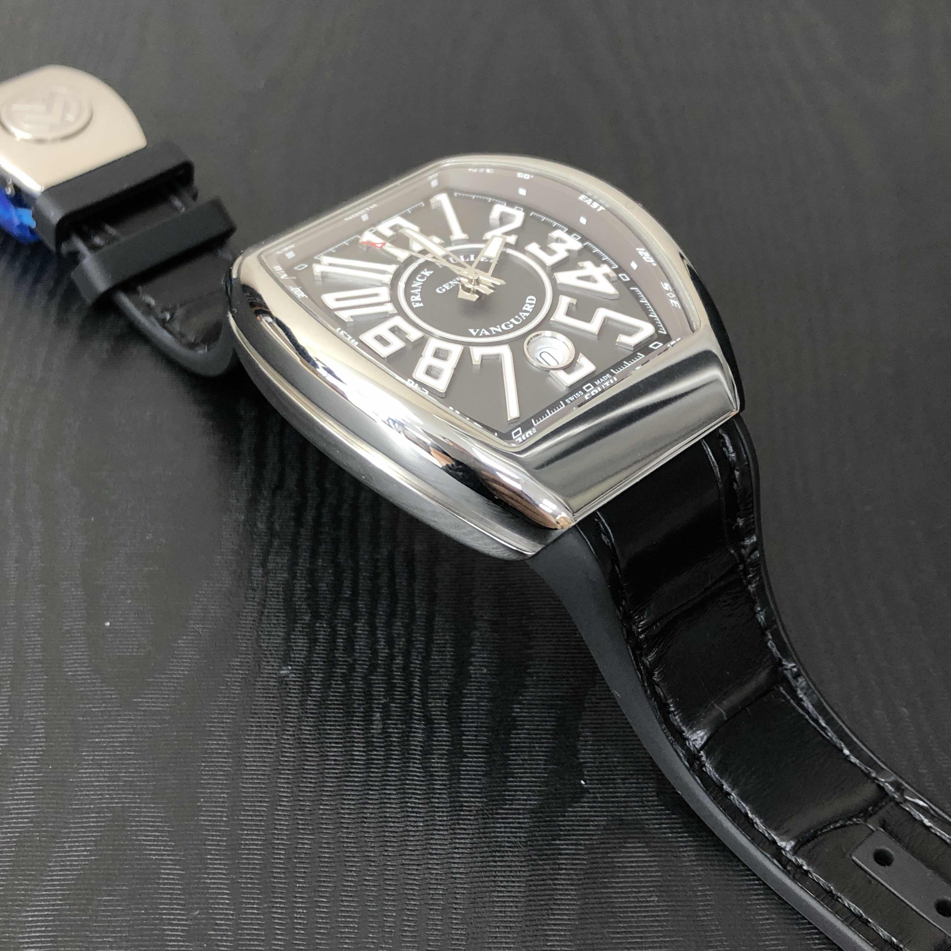 Franck Muller V 41 SC DT (AC.TT) VANGUARD Automatic Stainless Steel