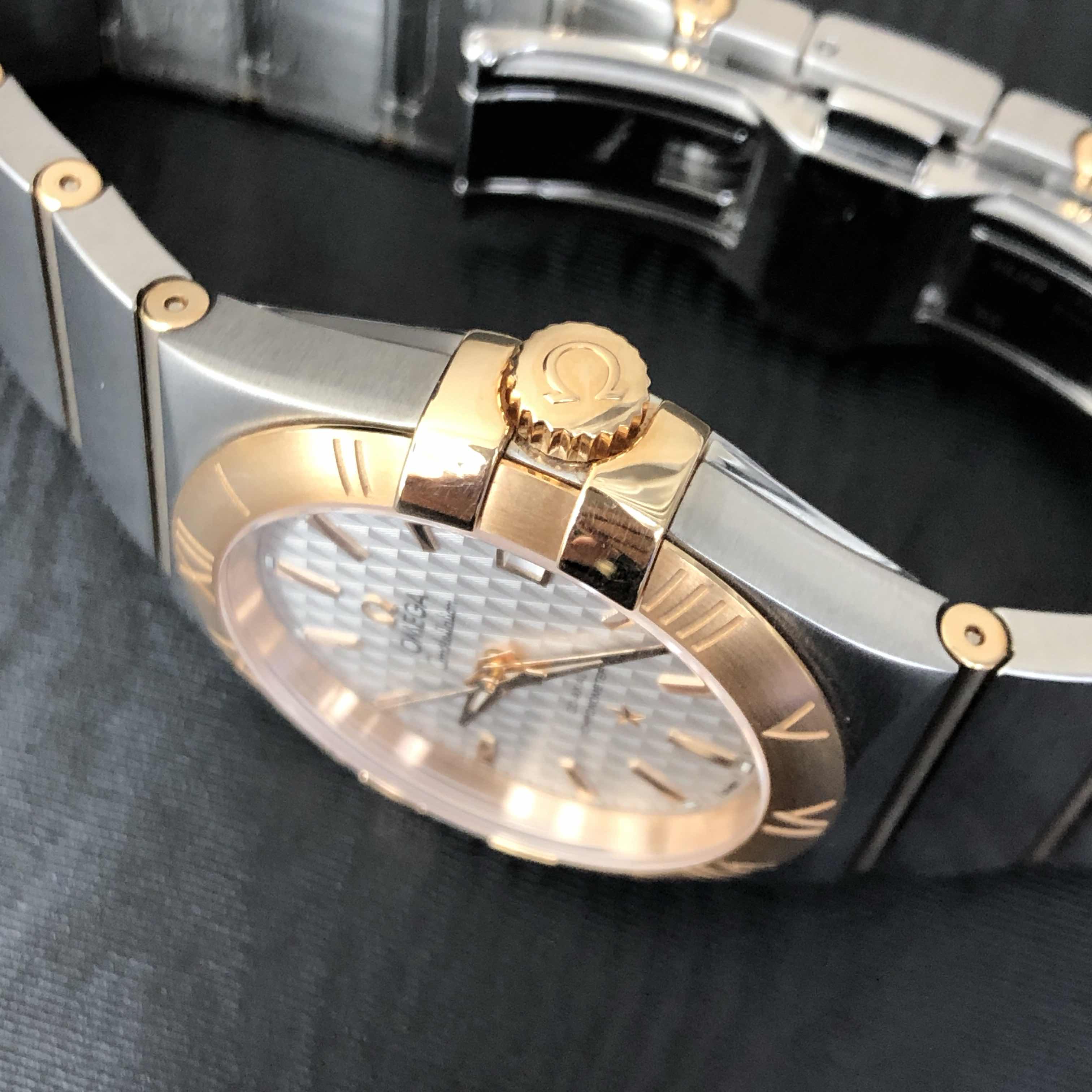 Omega 123.20.35.20.02.005 CONSTELLATION Automatic 18kt Rose Gold & Steel