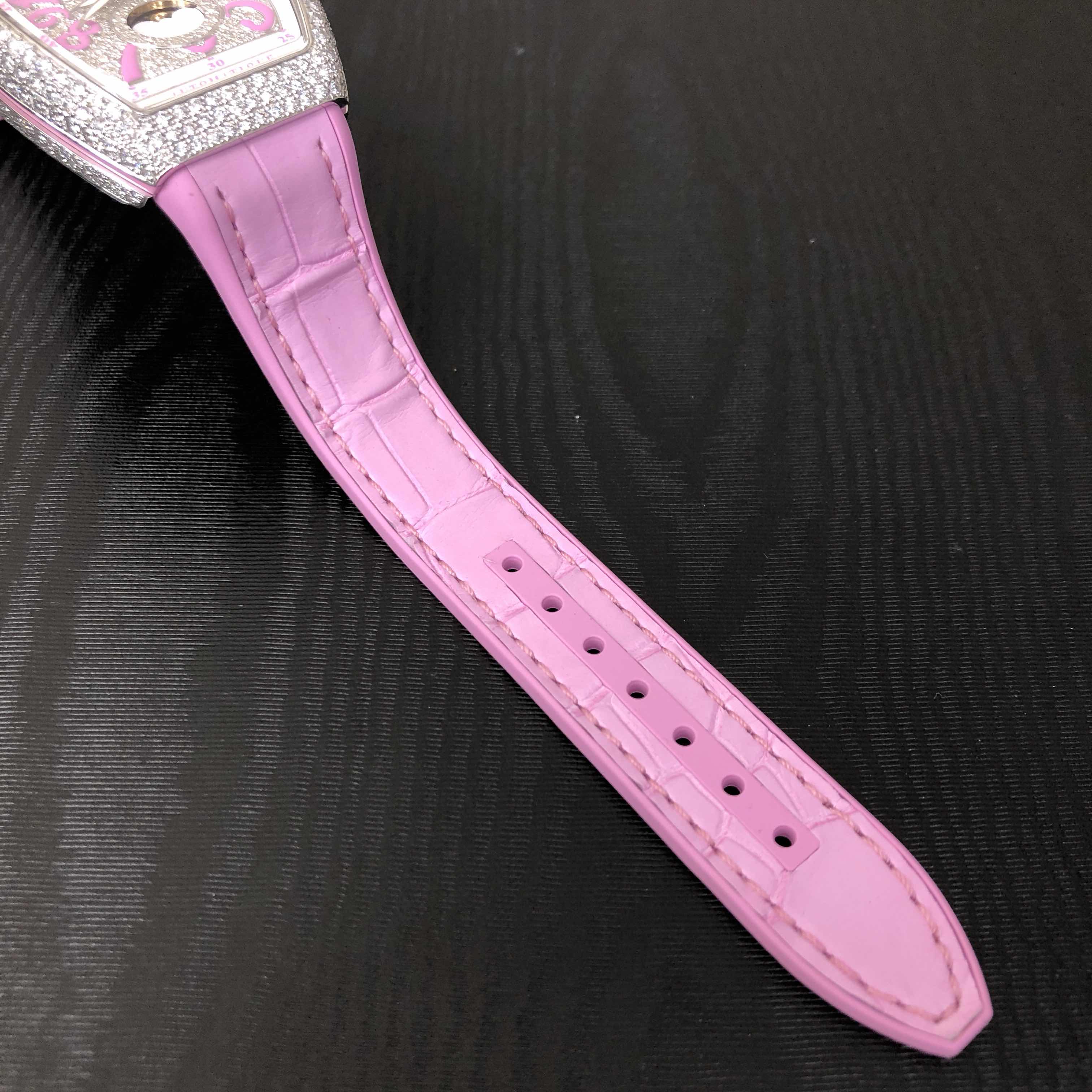 Franck Muller V 32 SC AT FO L D CD (AC.RS) VANGUARD Automatic Stainless Steel & Diamonds
