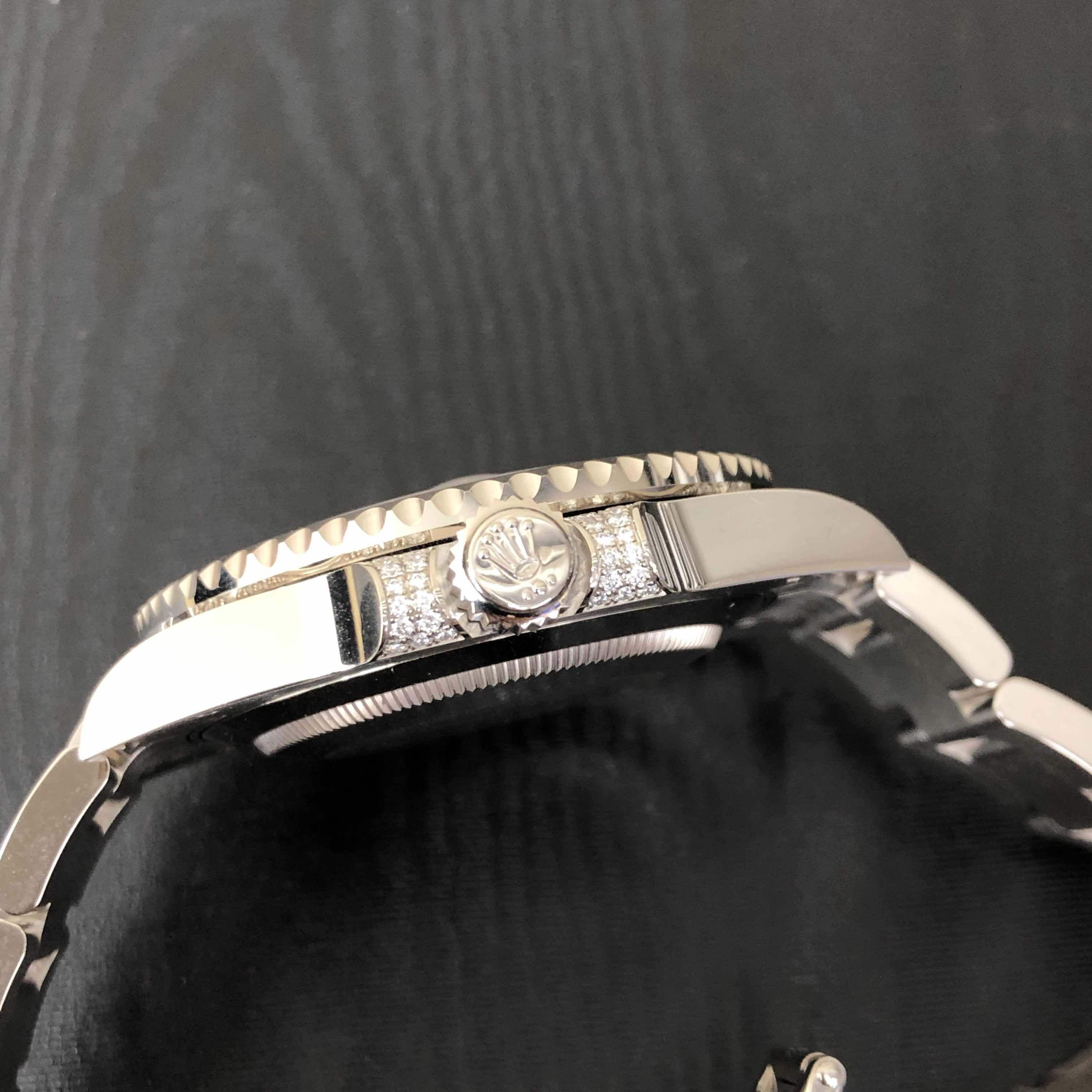 Rolex 116659SABR-PAVED8DI_DIAO SUBMARINER Automatic 18kt White Gold & Sapphire