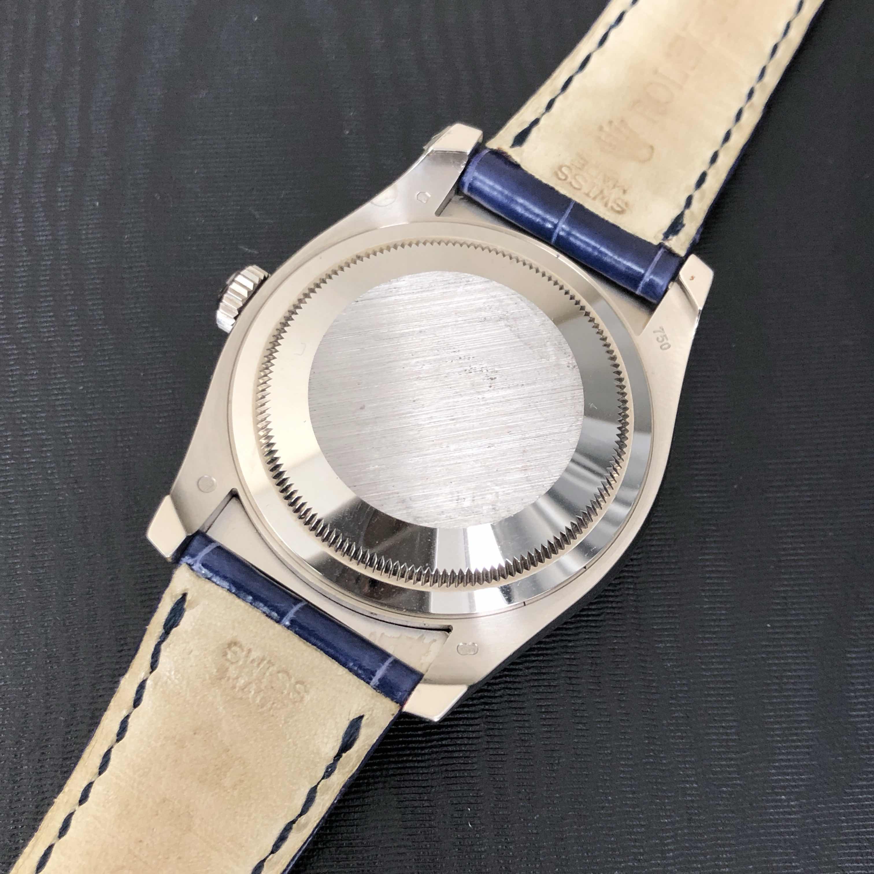 Rolex 116189 PURNAMELPAVEDAR LADY DATEJUST Automatic 18kt White Gold & Diamond & Steel