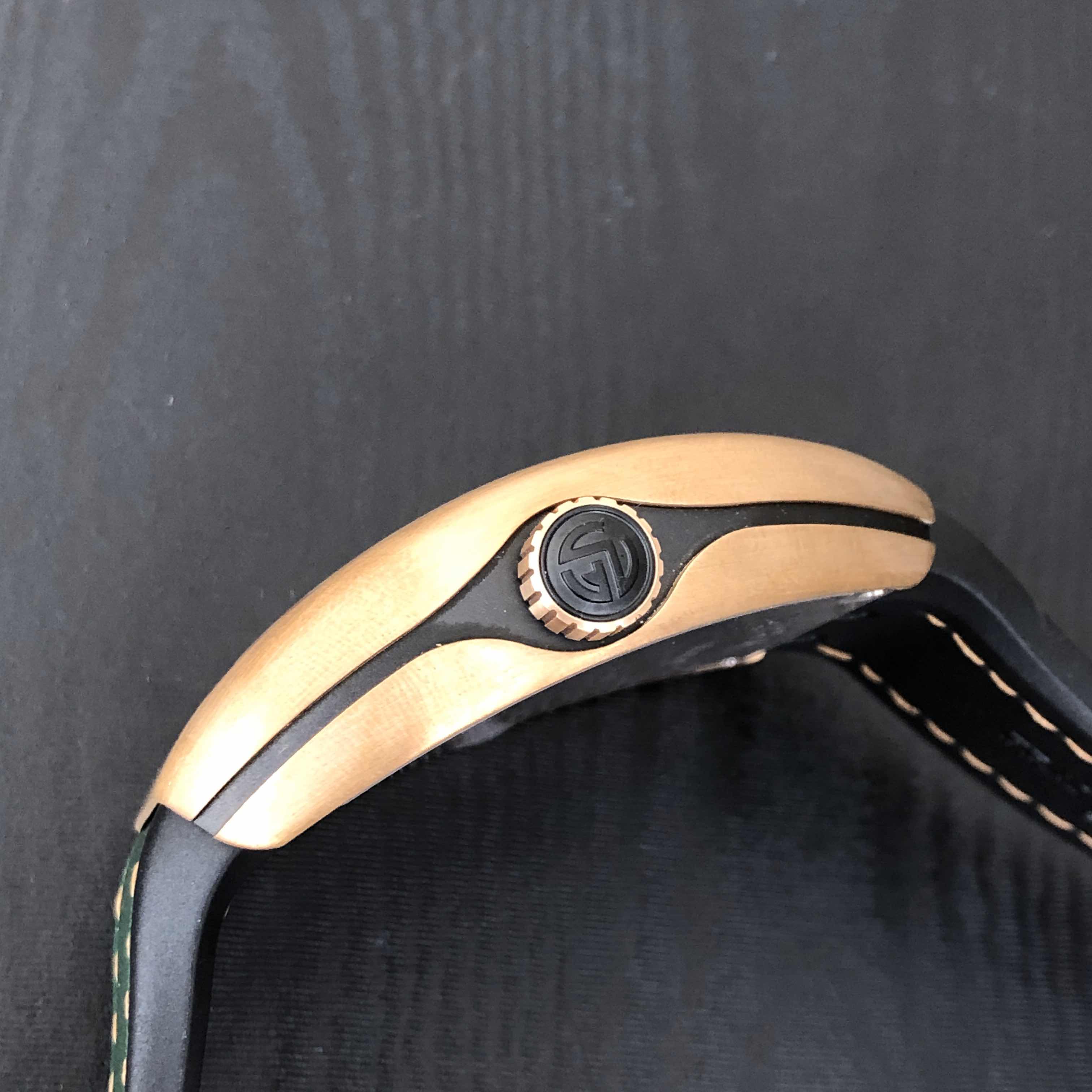 Franck Muller V 45 SC DT CIR (BZ.NR.BR) - GREEN VANGUARD Automatic Brass