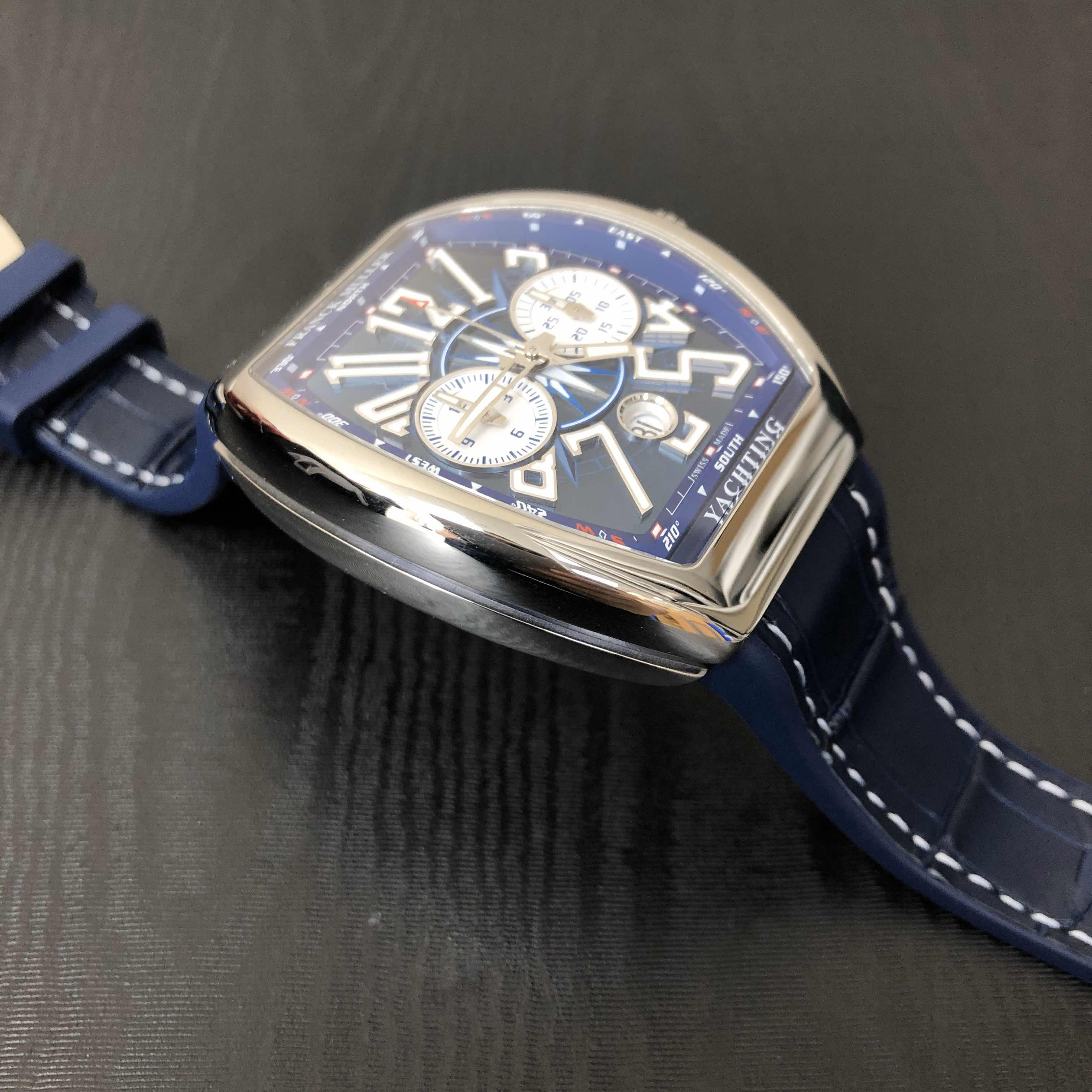 Franck Muller V 41 CC DT YACHTING (AC.BL) VANGUARD Automatic Stainless Steel