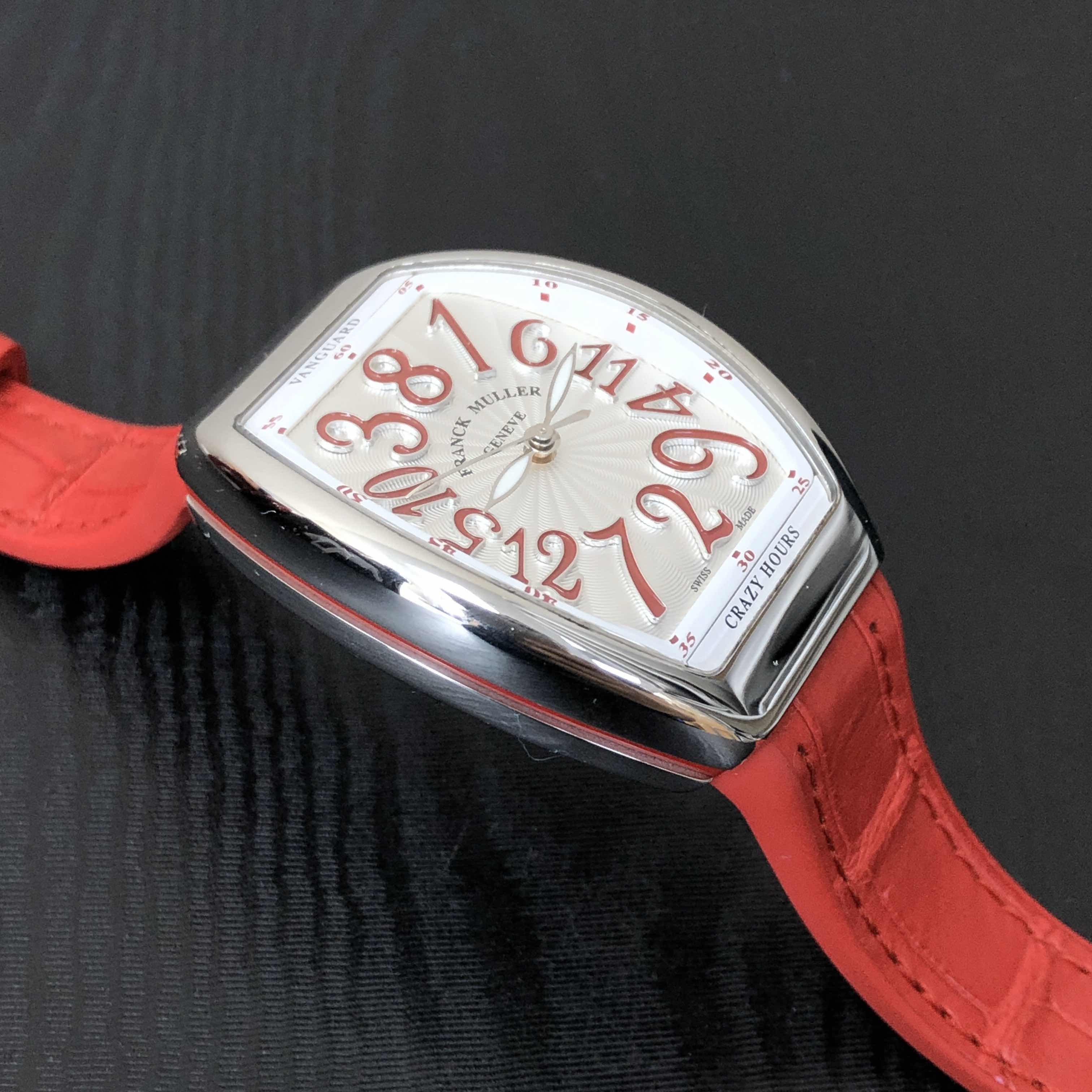 Franck Muller V 32 CH (AC.RG) CRAZY HOURS Automatic Stainless Steel