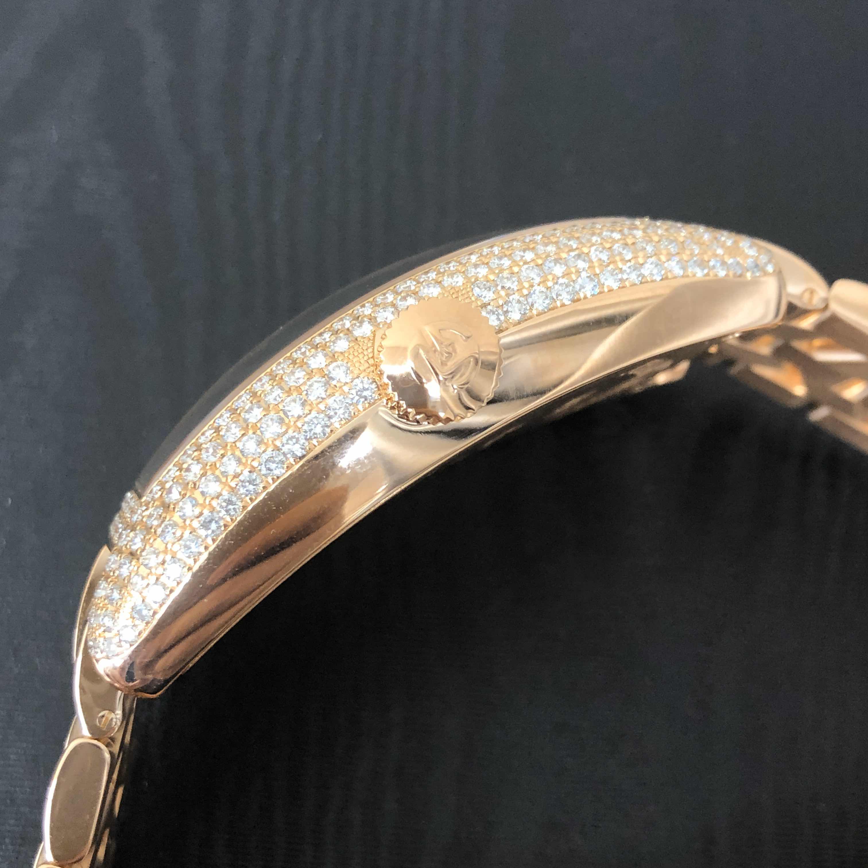 Franck Muller 8880 DM D (5N) DOUBLE MYSTERY Automatic 18kt Rose Gold & Diamonds