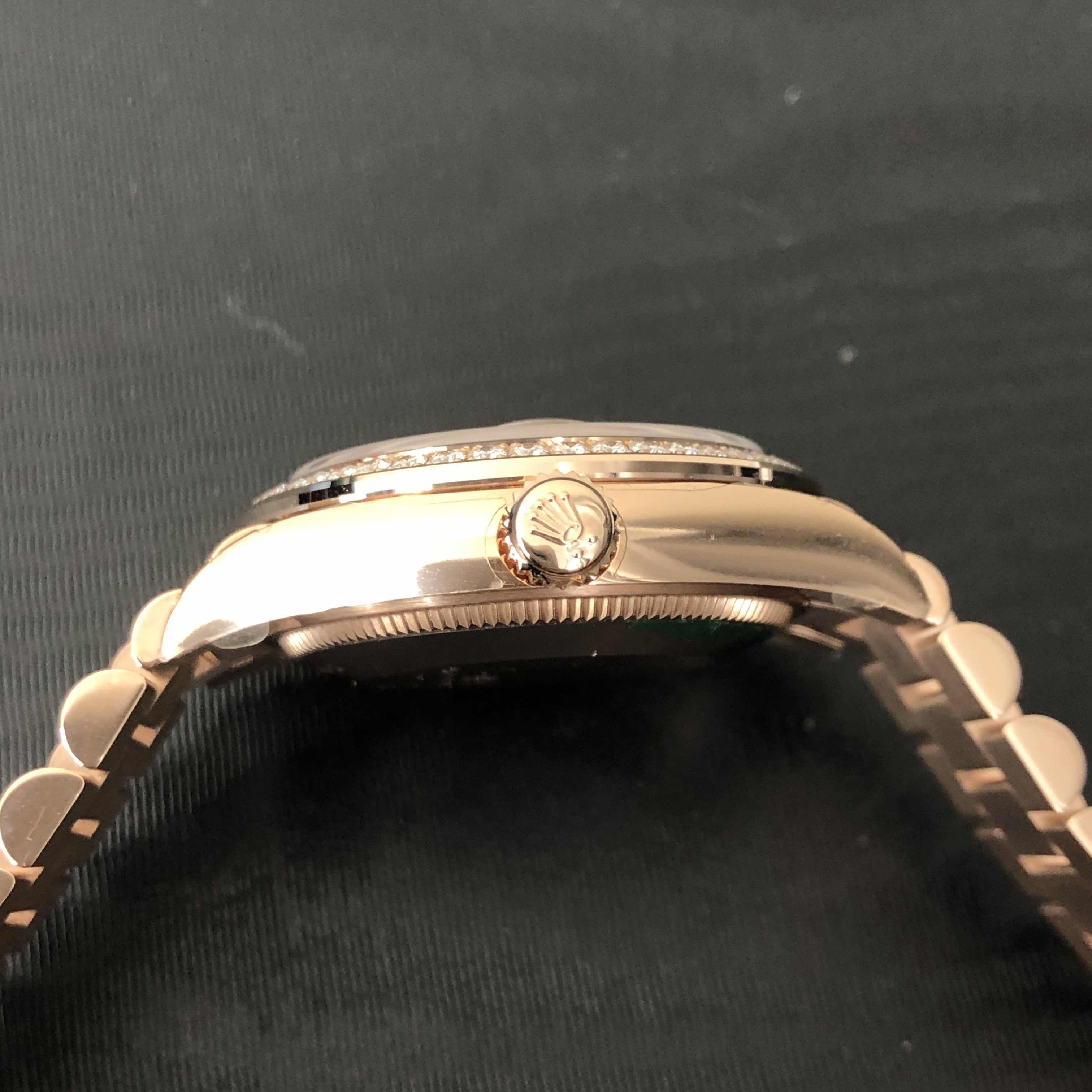 Rolex 278285RBR-0025 DATEJUST Automatic 18kt Rose Gold & Diamonds