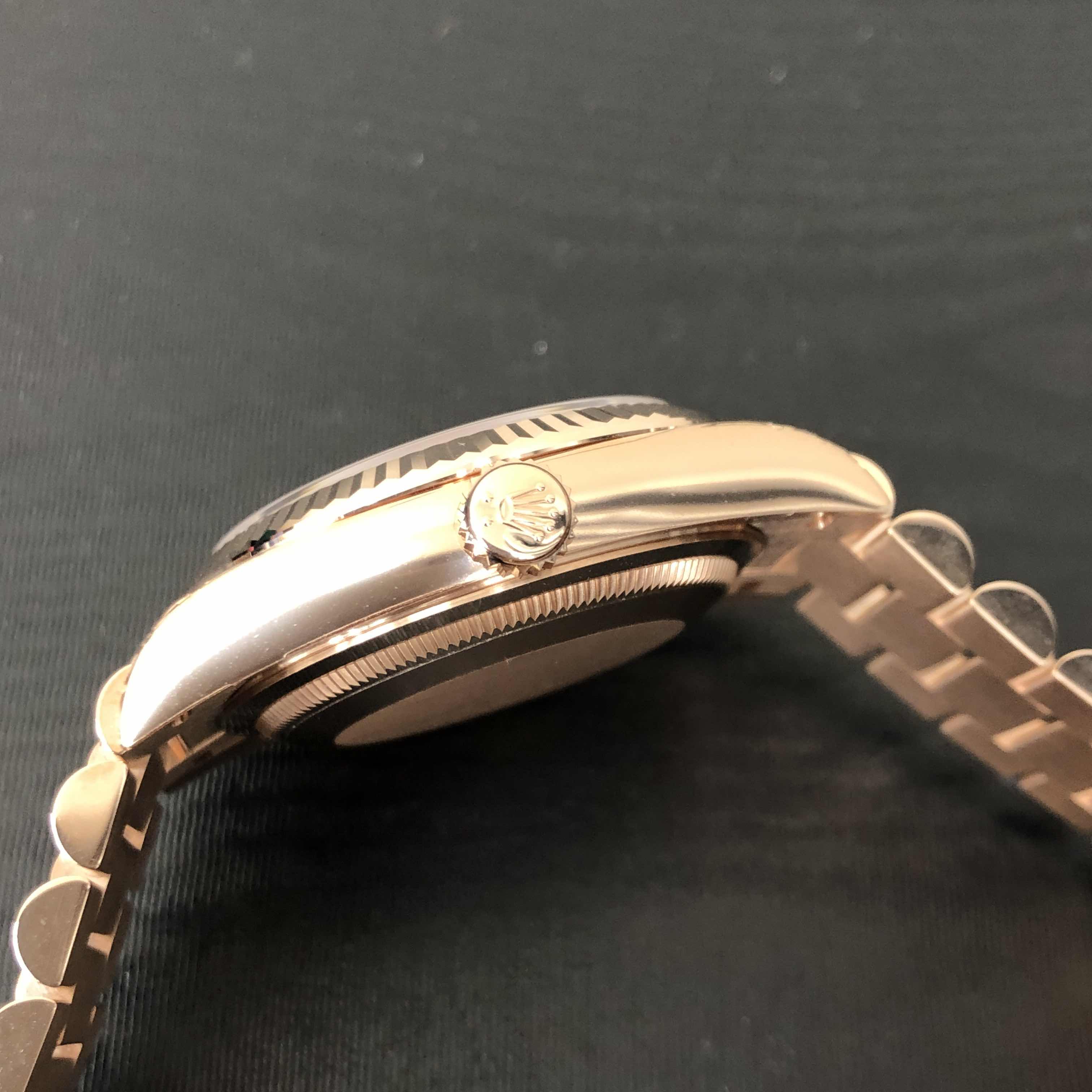 Rolex 128235-0009 DAY-DATE Automatic 18kt Rose Gold