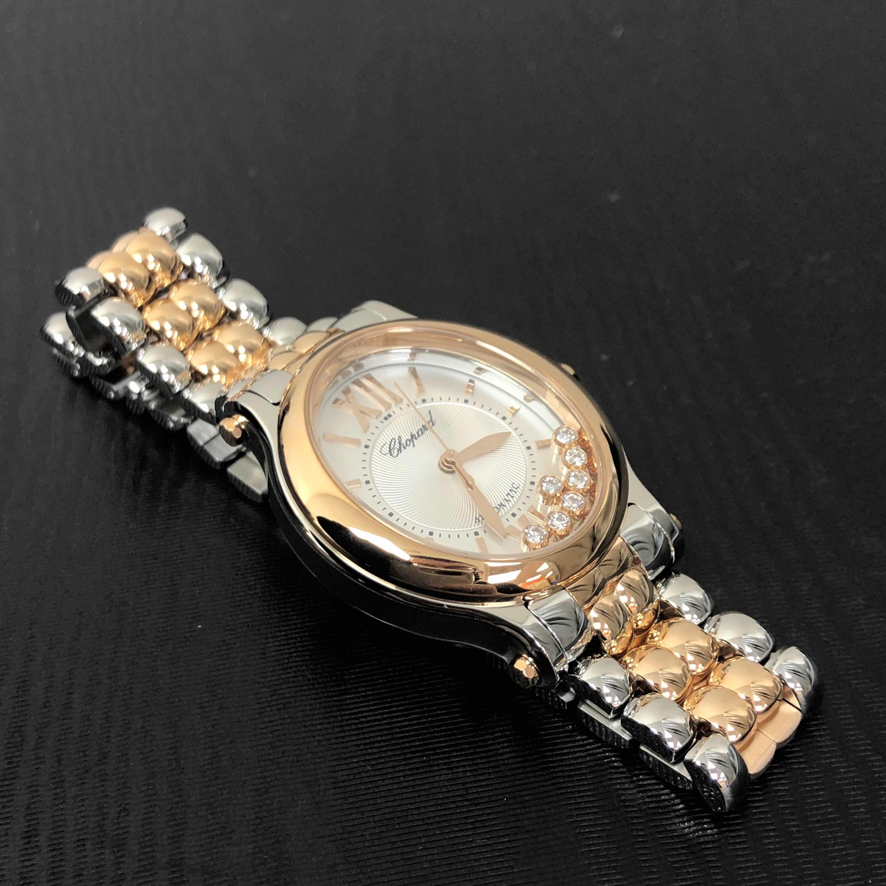 Chopard 278602-6002 HAPPY SPORT Automatic 18kt Rose Gold & Steel