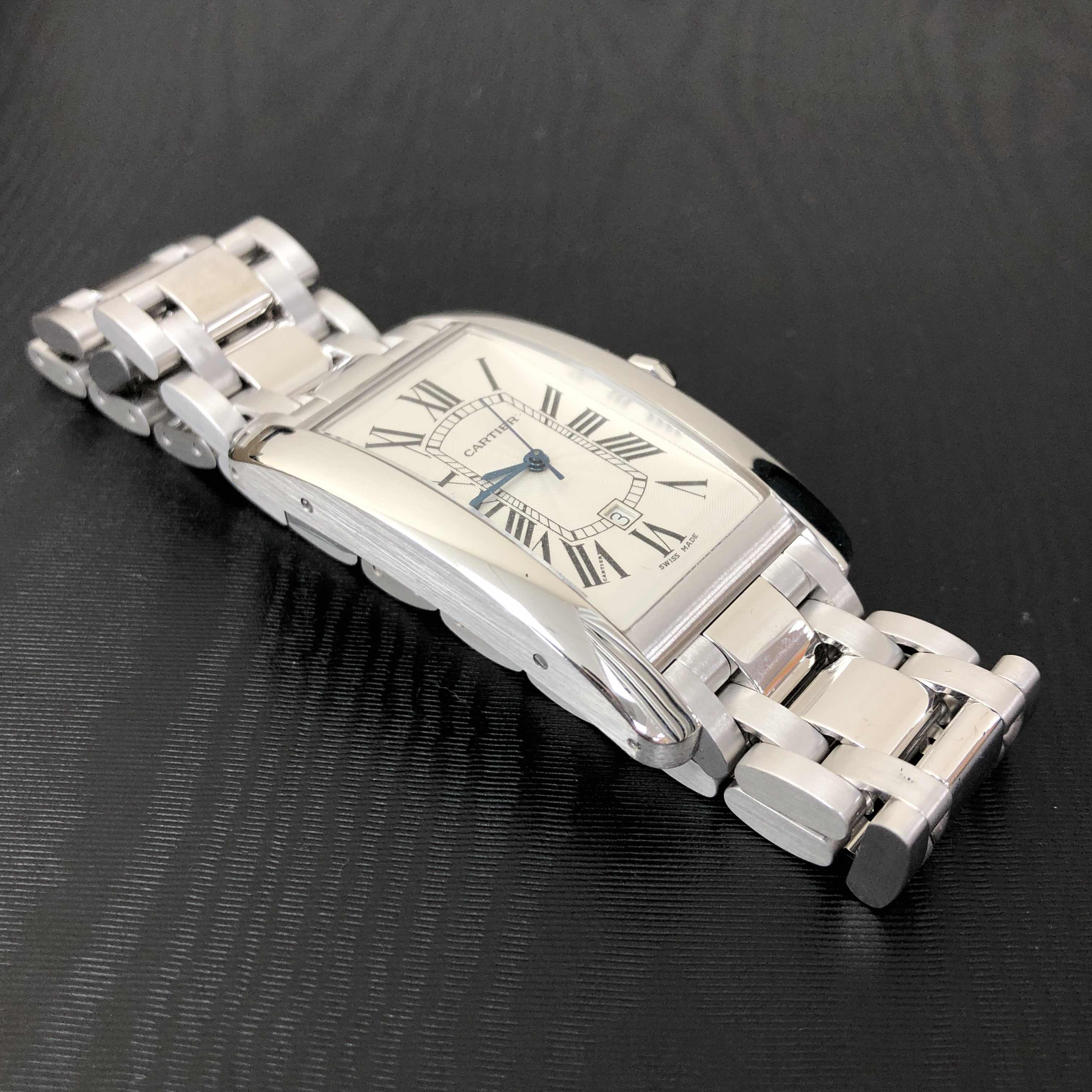 Cartier W26055L1 TANK Automatic 18kt White Gold