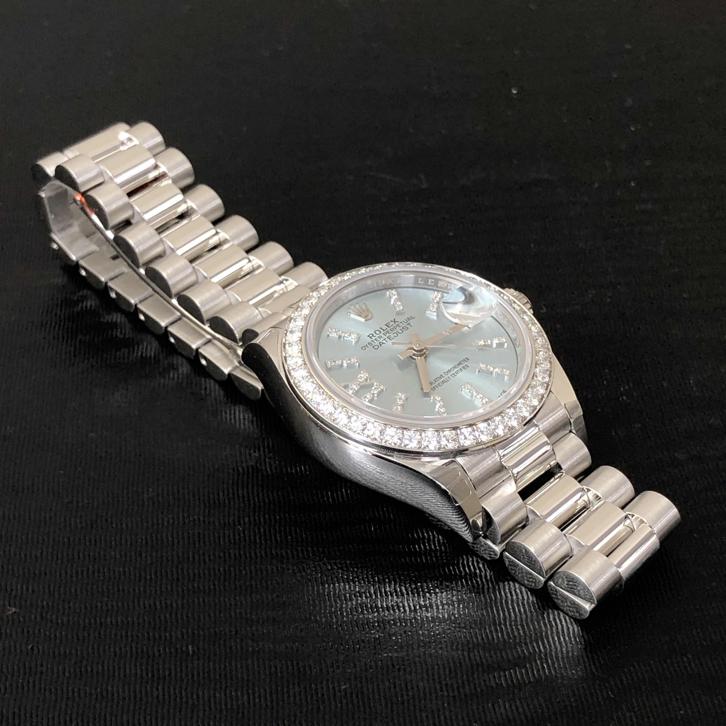 Rolex 279136RBR-I44.IXICEBL_P LADY DATEJUST Automatic 950 Platinum & Diamonds