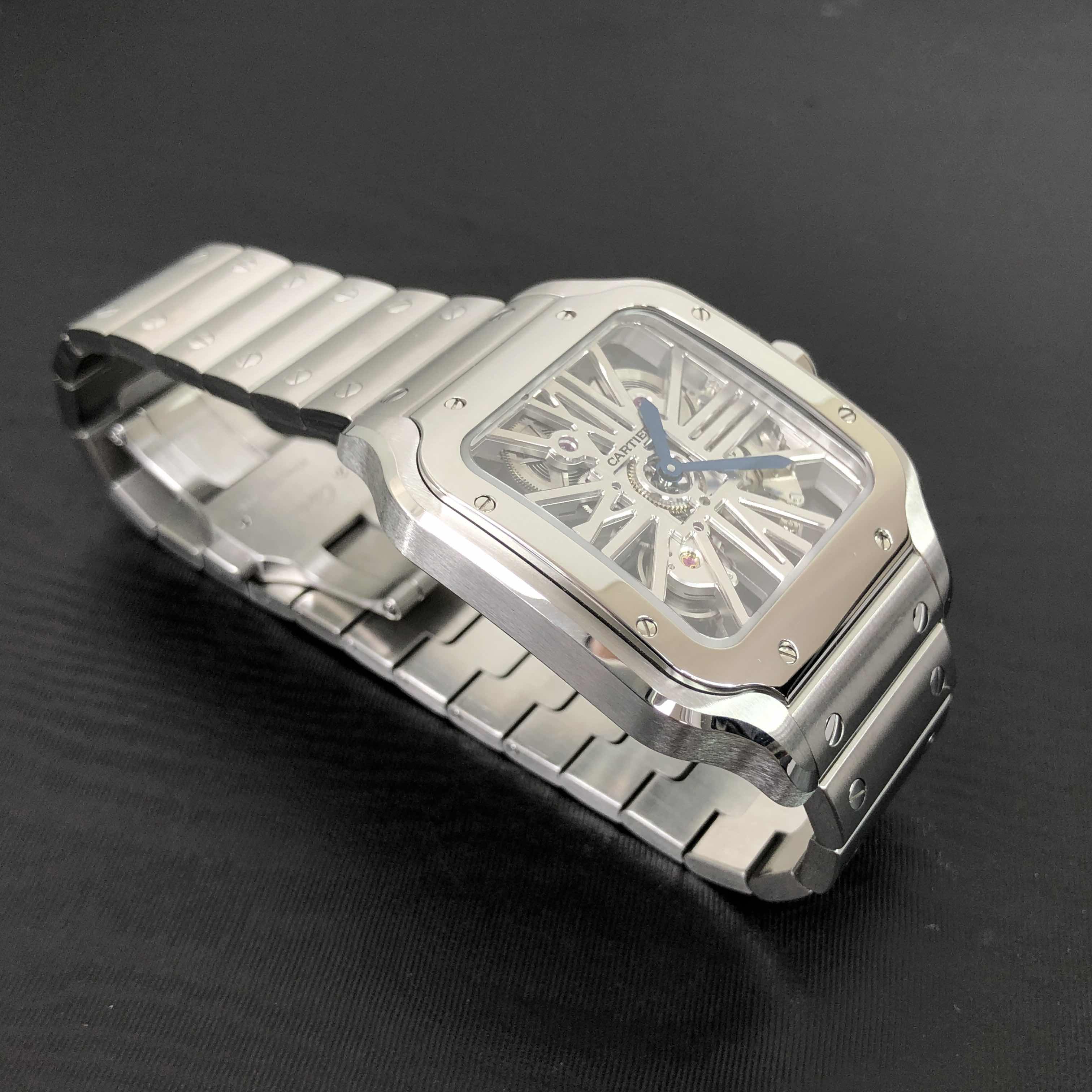Cartier WHSA0007 SANTOS Manual Wind Stainless Steel