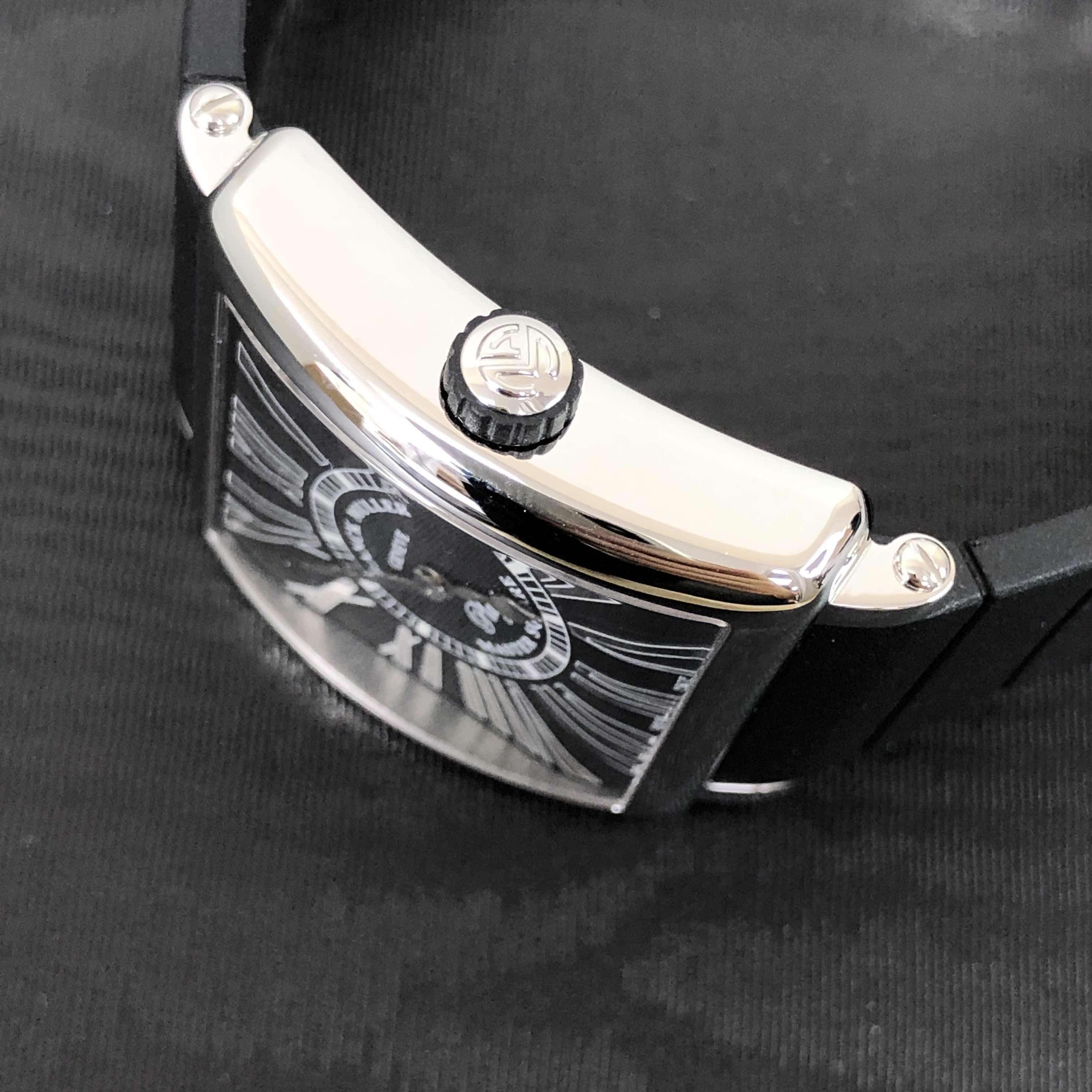 Franck Muller 6002 M QZ REL R PLY (AC)-BK MASTER SQUARE Quartz Stainless Steel
