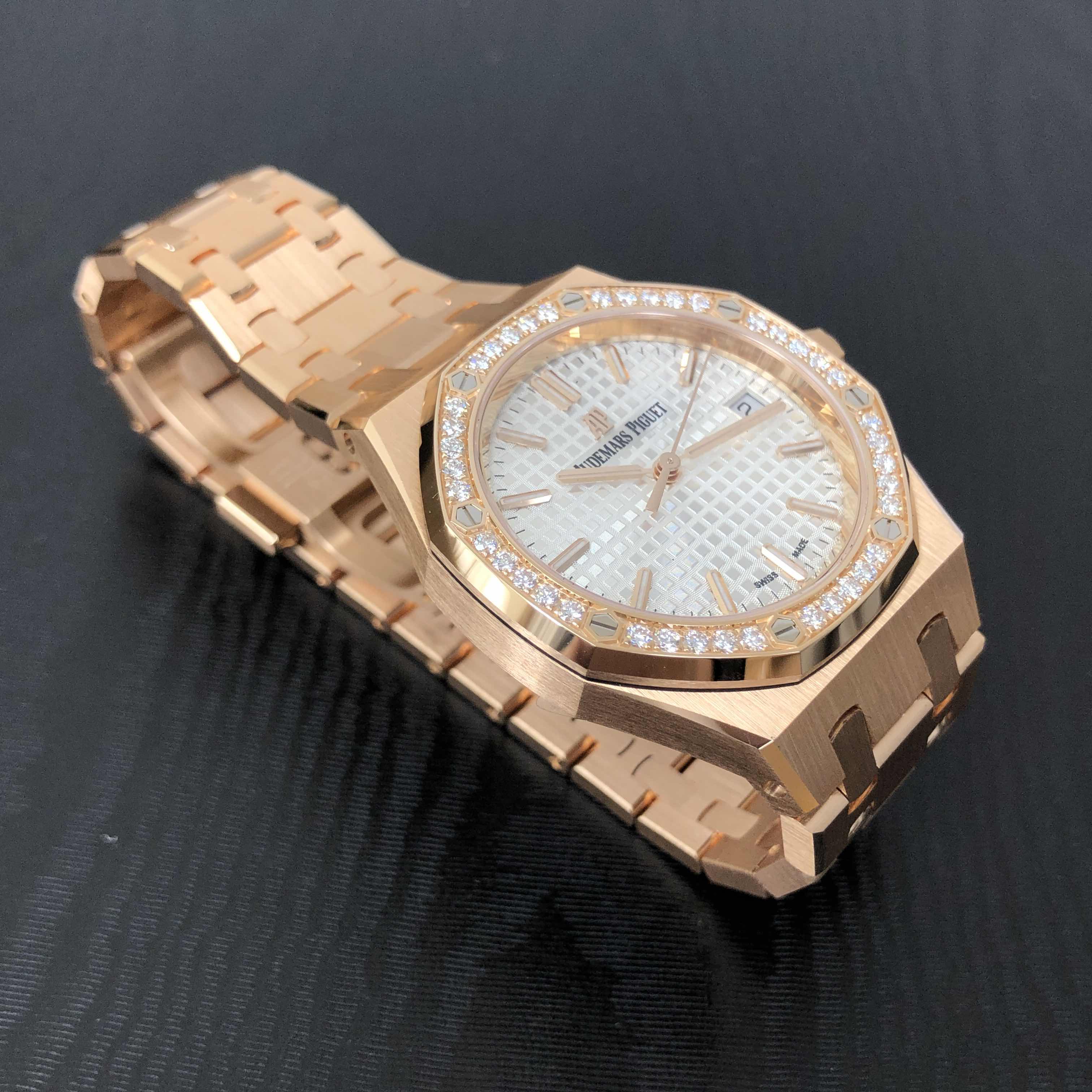 Audemars Piguet 77351OR.ZZ.1261OR.01 Automatic 18kt Rose Gold & Diamonds